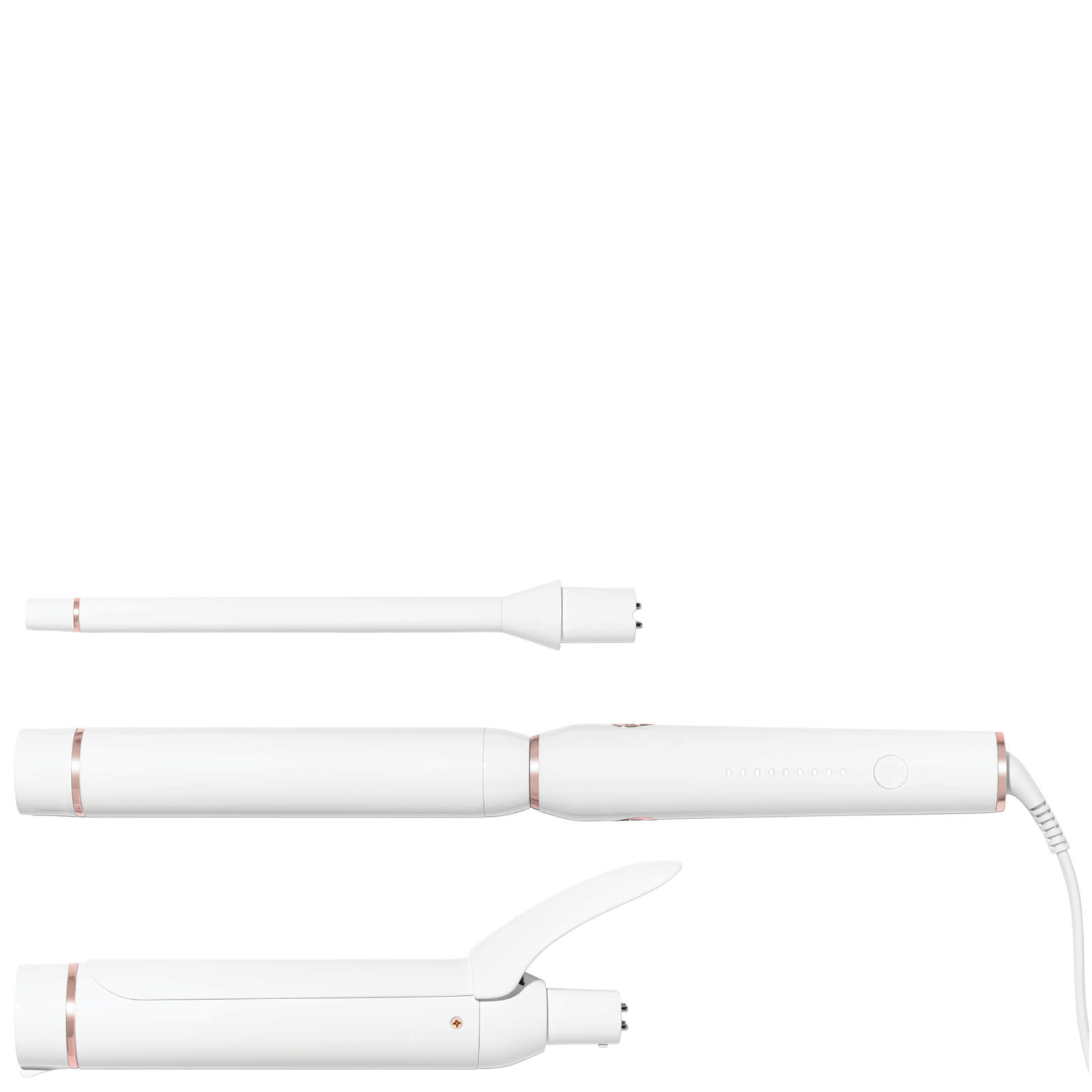 T3 Switch Kit Curl Trio Interchangeable Curling Iron In White