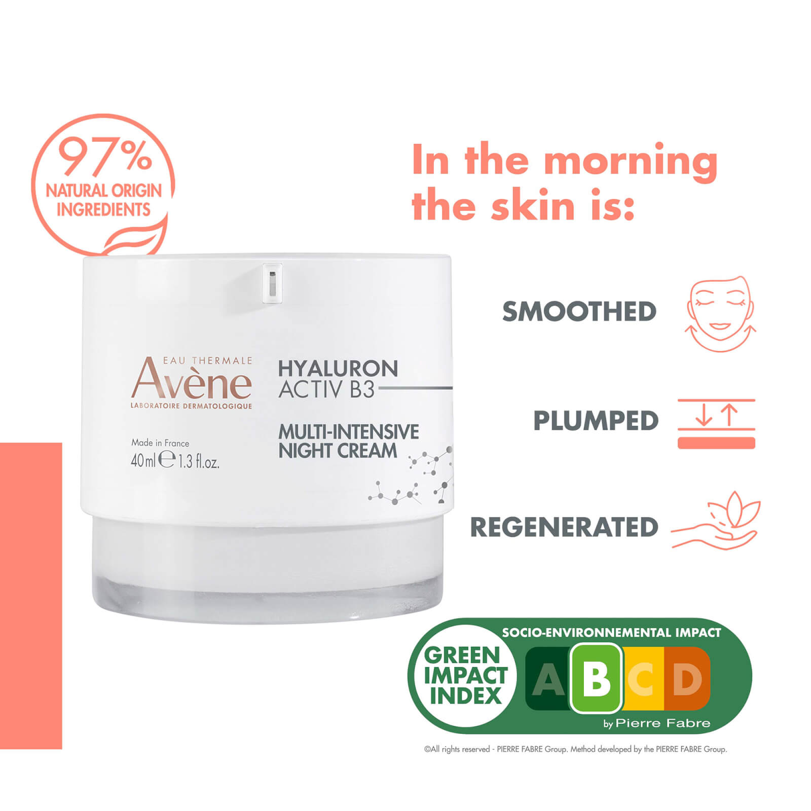 Thumbnail - Avène Hyaluron Activ B3 Multi-Intensive Night Cream for Ageing Skin 40ml