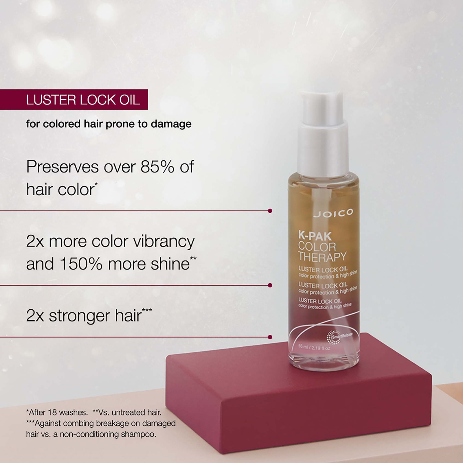 Thumbnail - Joico K-Pak Farbtherapie Brillianz Bewahrendes Glanzöl 63 ml