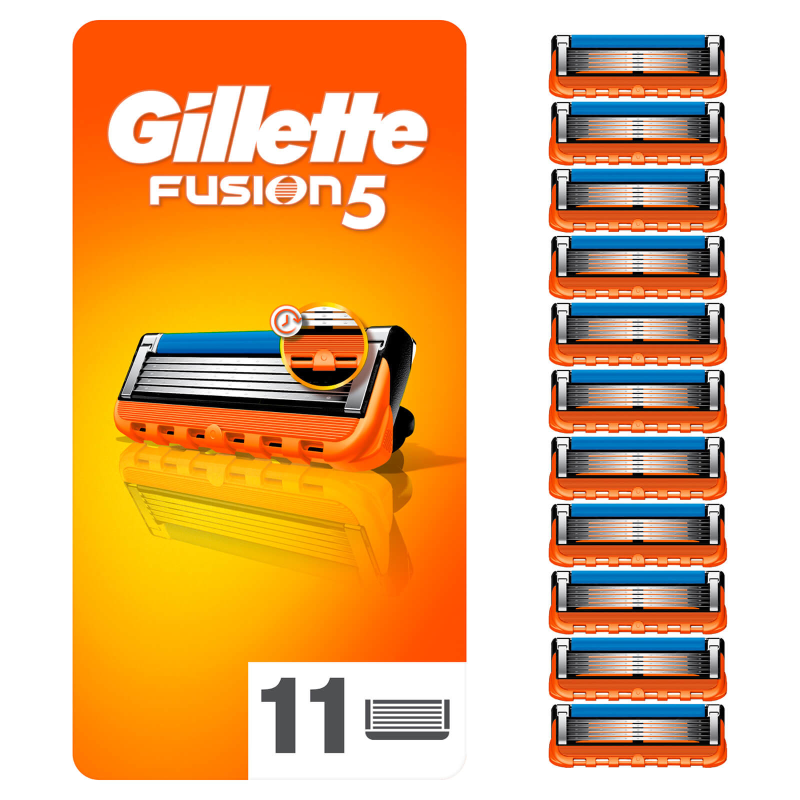 Gillette Fusion5 Razor Blades - 11 Pack