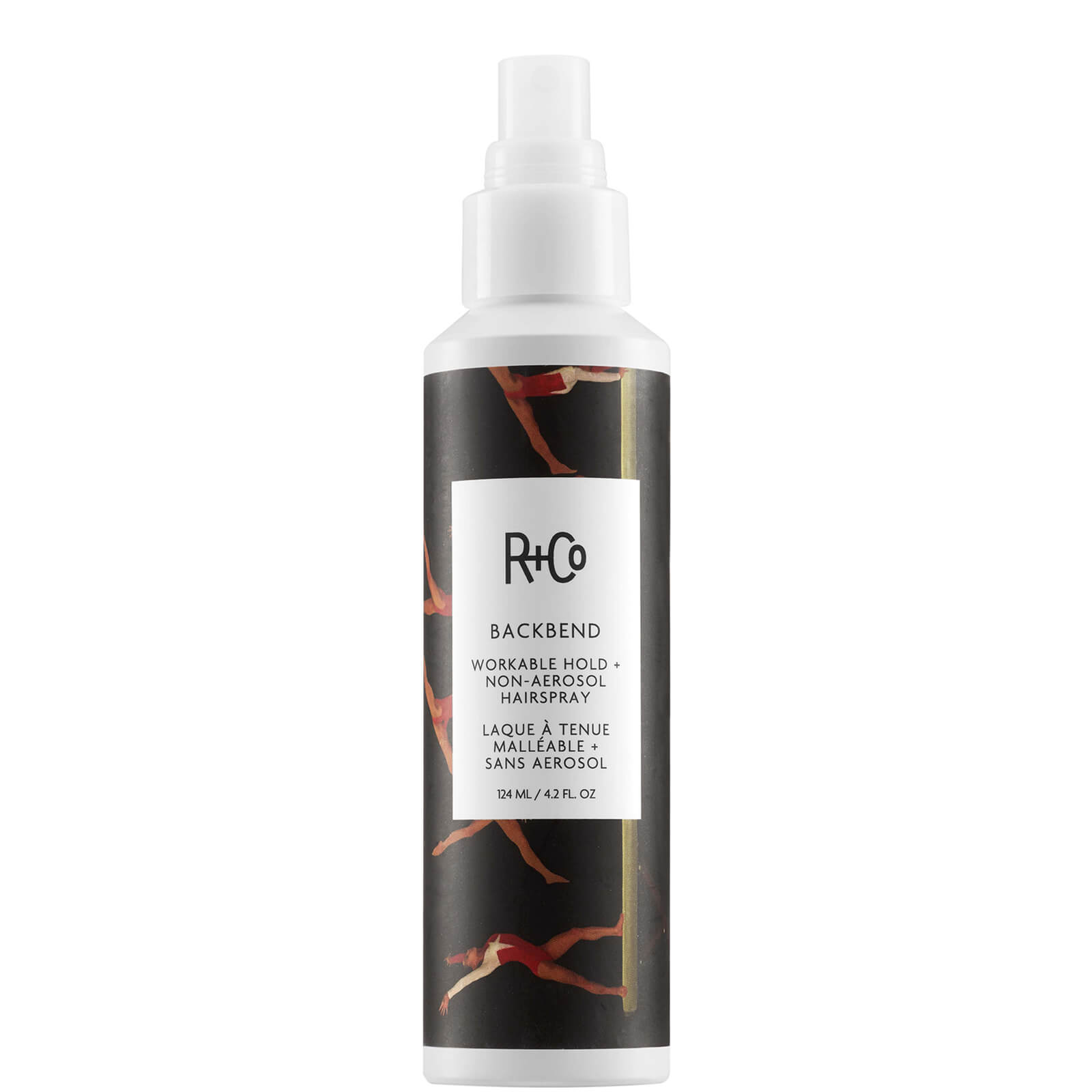 R + Co Backbend Workable Hold And Non-aerosol Hairspray 4.2 oz In White