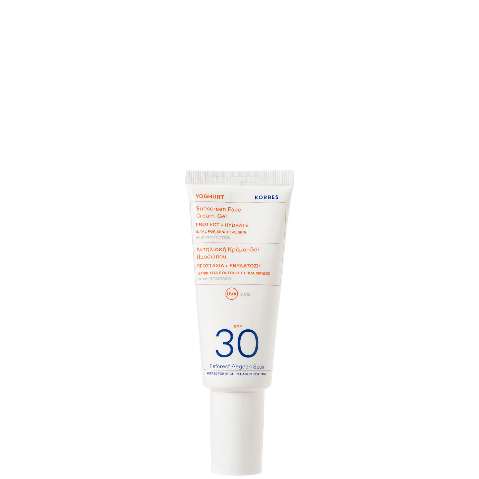 Korres Yoghurt Face Sunscreen Spf30 40ml In White
