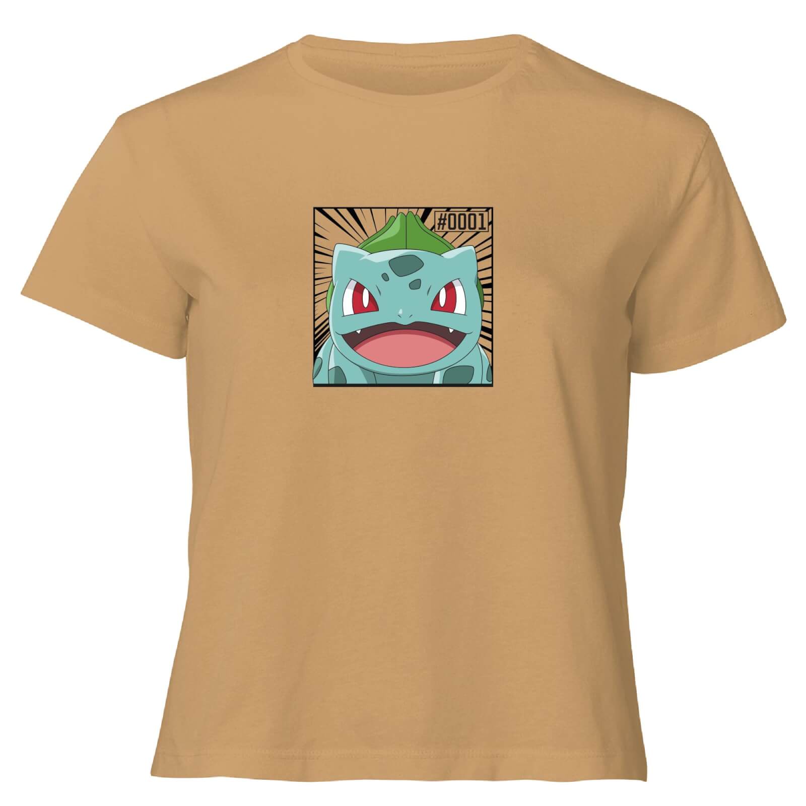 

Pokémon Pokédex Bulbasaur #0001 T-Shirt da Donna Cropped - Beige - XL