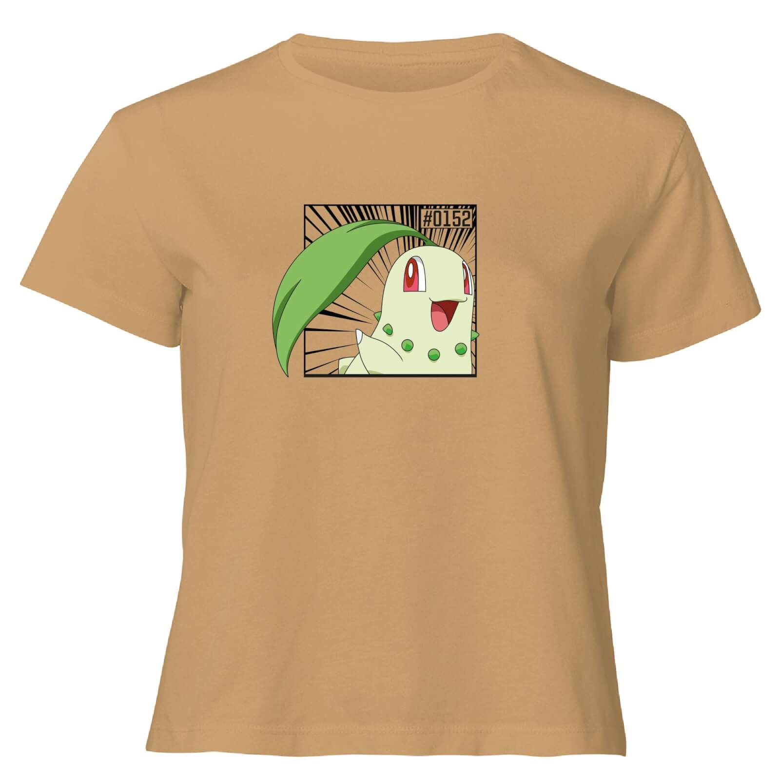 

Pokemon Chikorita Women's Cropped T-Shirt - Tan - XL