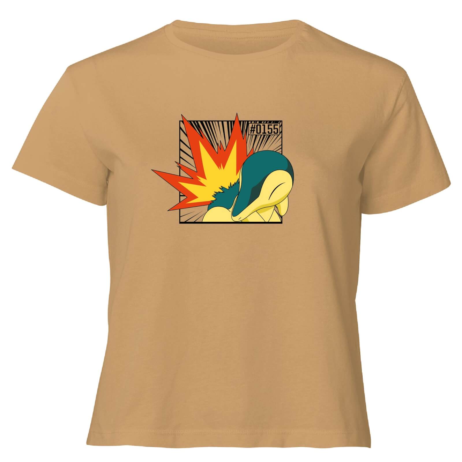 

Pokemon Cyndaquil Women's Cropped T-Shirt - Tan - XL