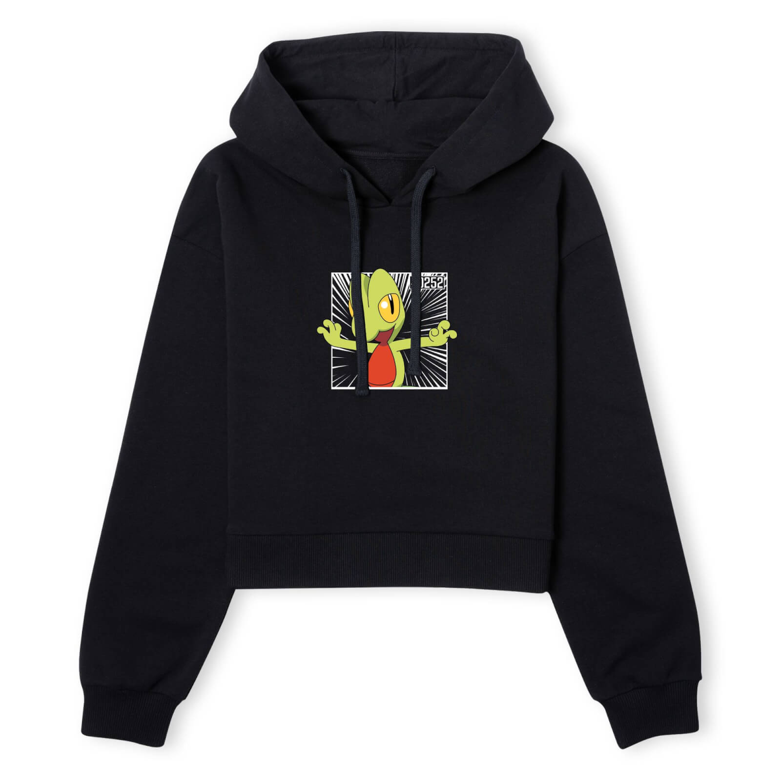 Pokemon Treecko Women's Cropped Hoodie - Black - XS