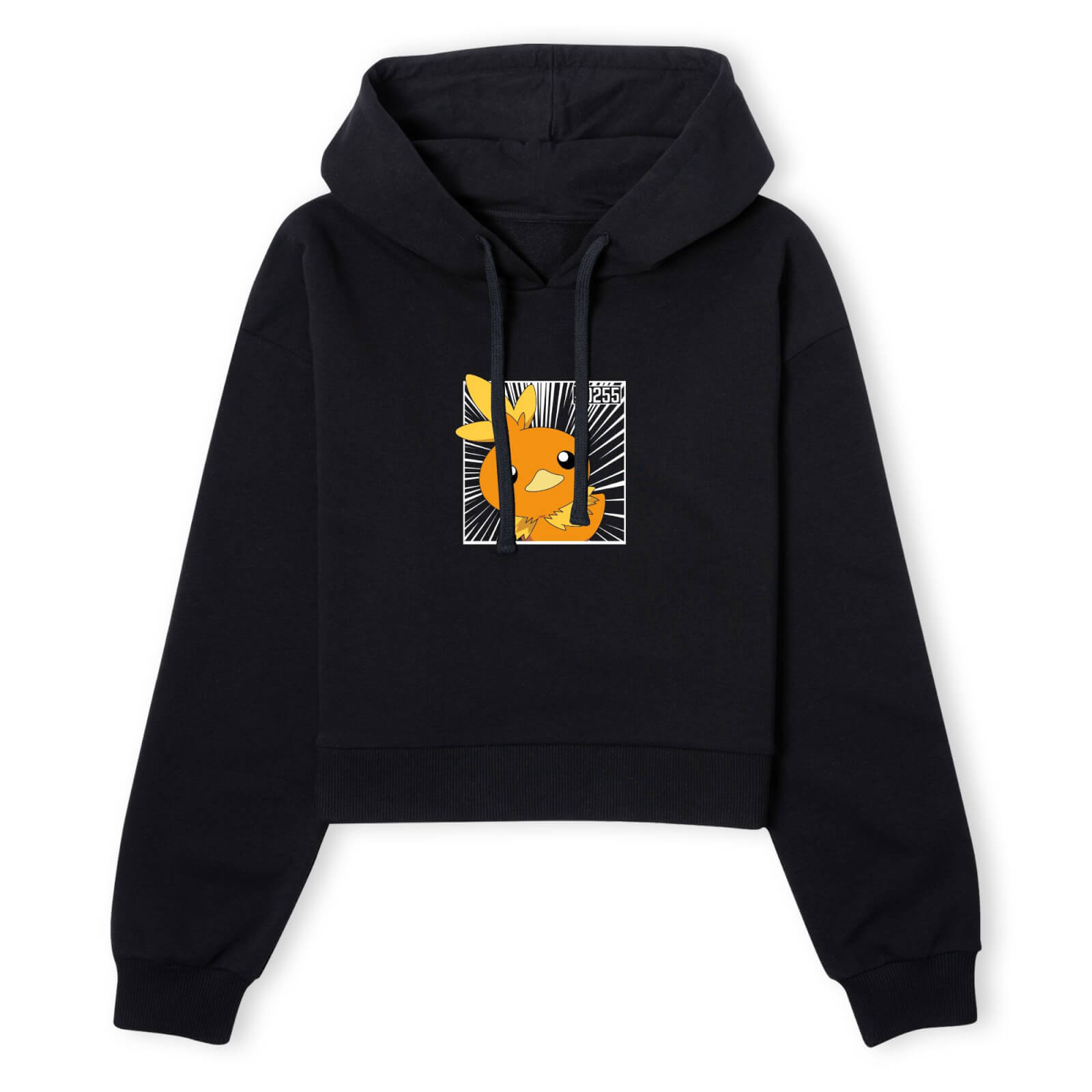 Pokemon Torchic Women's Cropped Hoodie - Black - XS