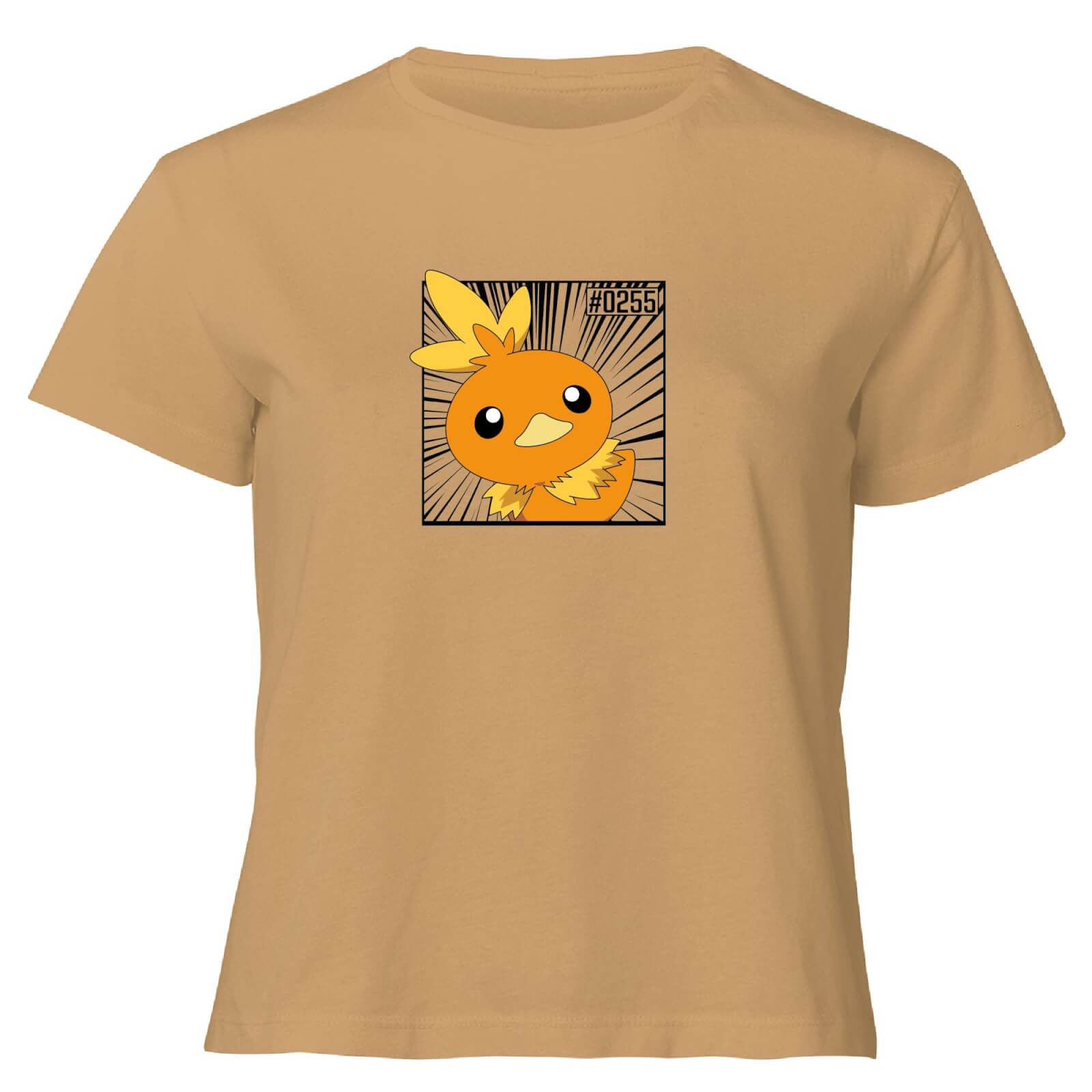 Pokemon Torchic Women's Cropped T-Shirt - Tan - XL