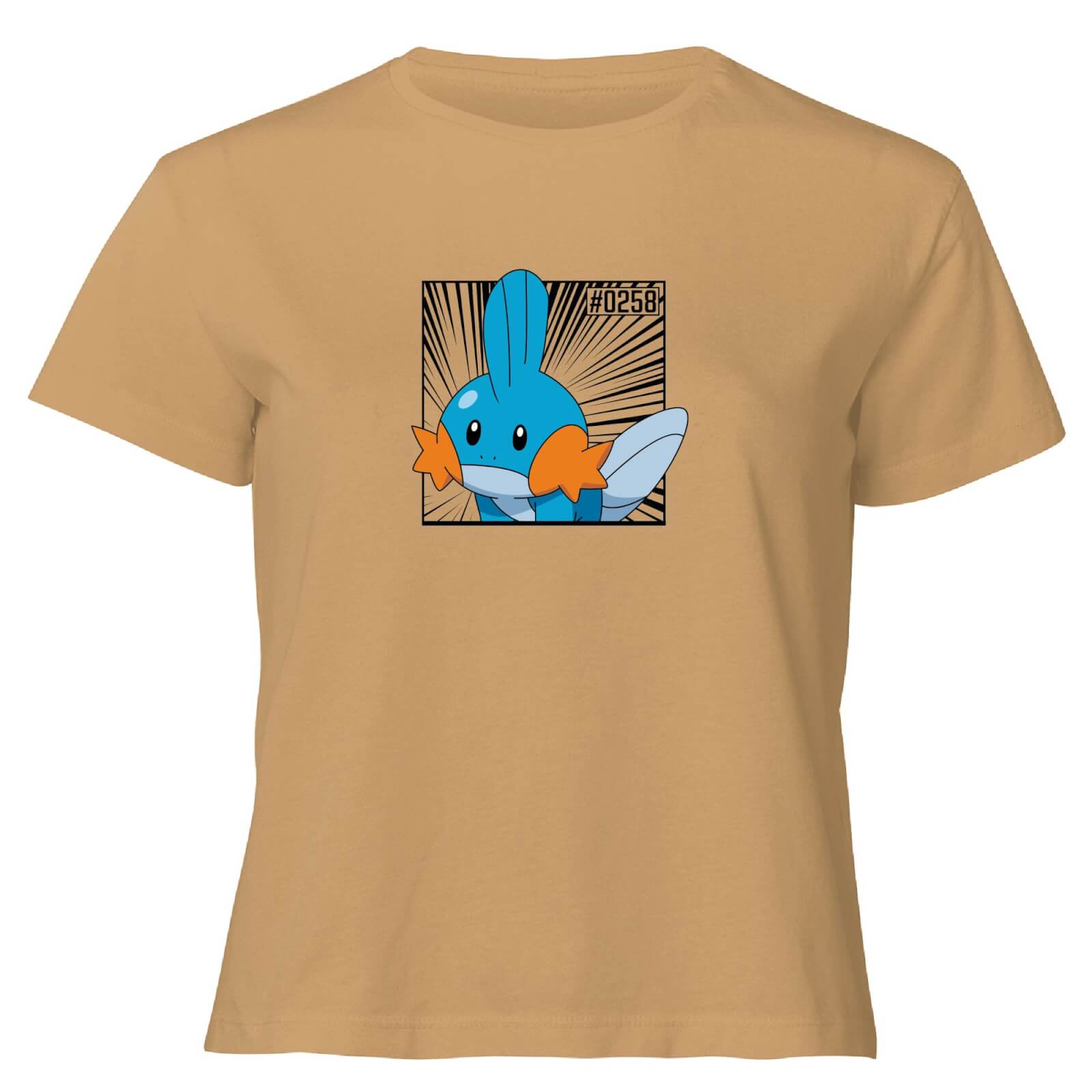 

Pokemon Mudkip Women's Cropped T-Shirt - Tan - XL
