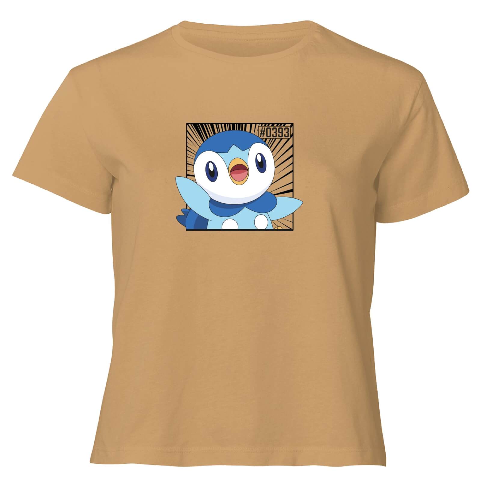

Pokemon Piplup Women's Cropped T-Shirt - Tan - XL