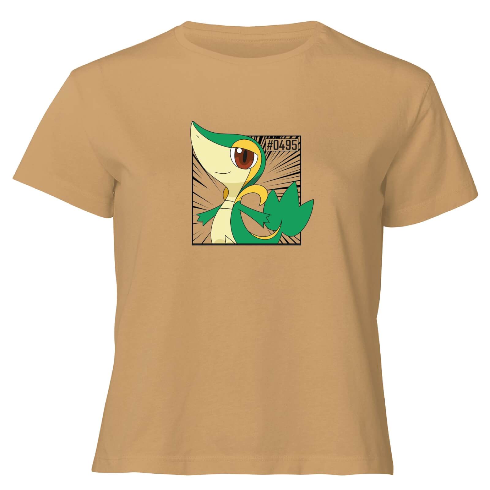 

Pokemon Snivy Women's Cropped T-Shirt - Tan - XL
