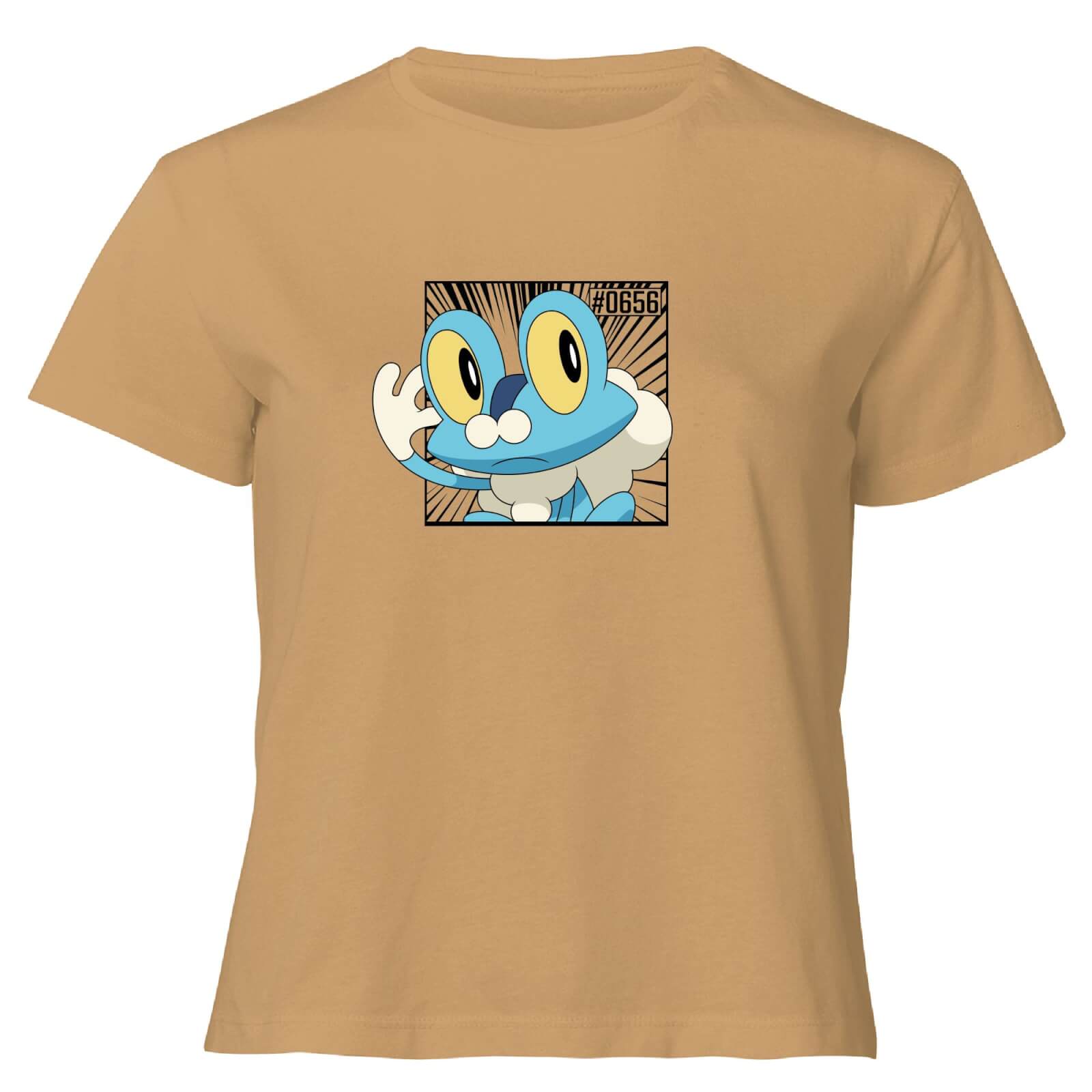 

Pokemon Froakie Women's Cropped T-Shirt - Tan - XL