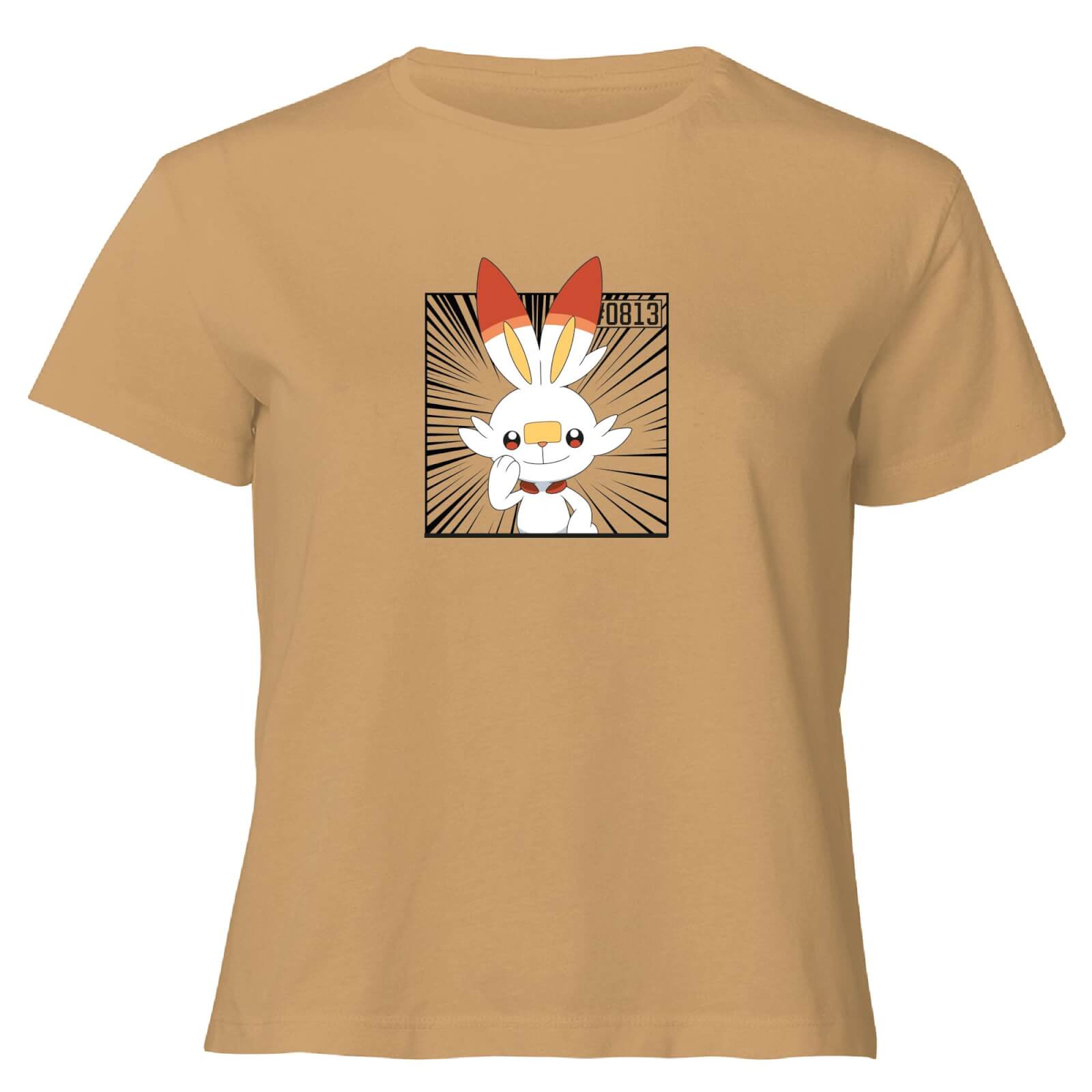 

Pokemon Scorbunny Women's Cropped T-Shirt - Tan - XL
