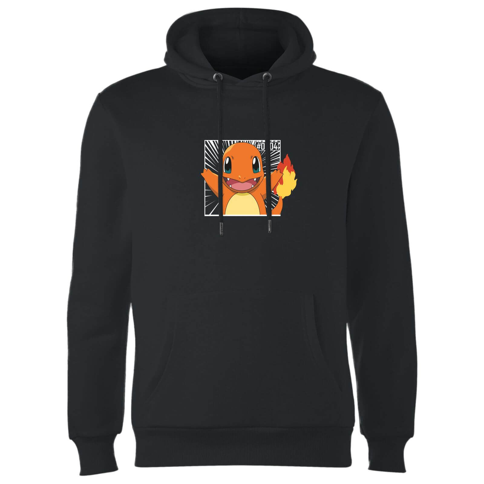 

Pokémon Pokédex Charmander #0004 Felpa con cappuccio - Nero - XL