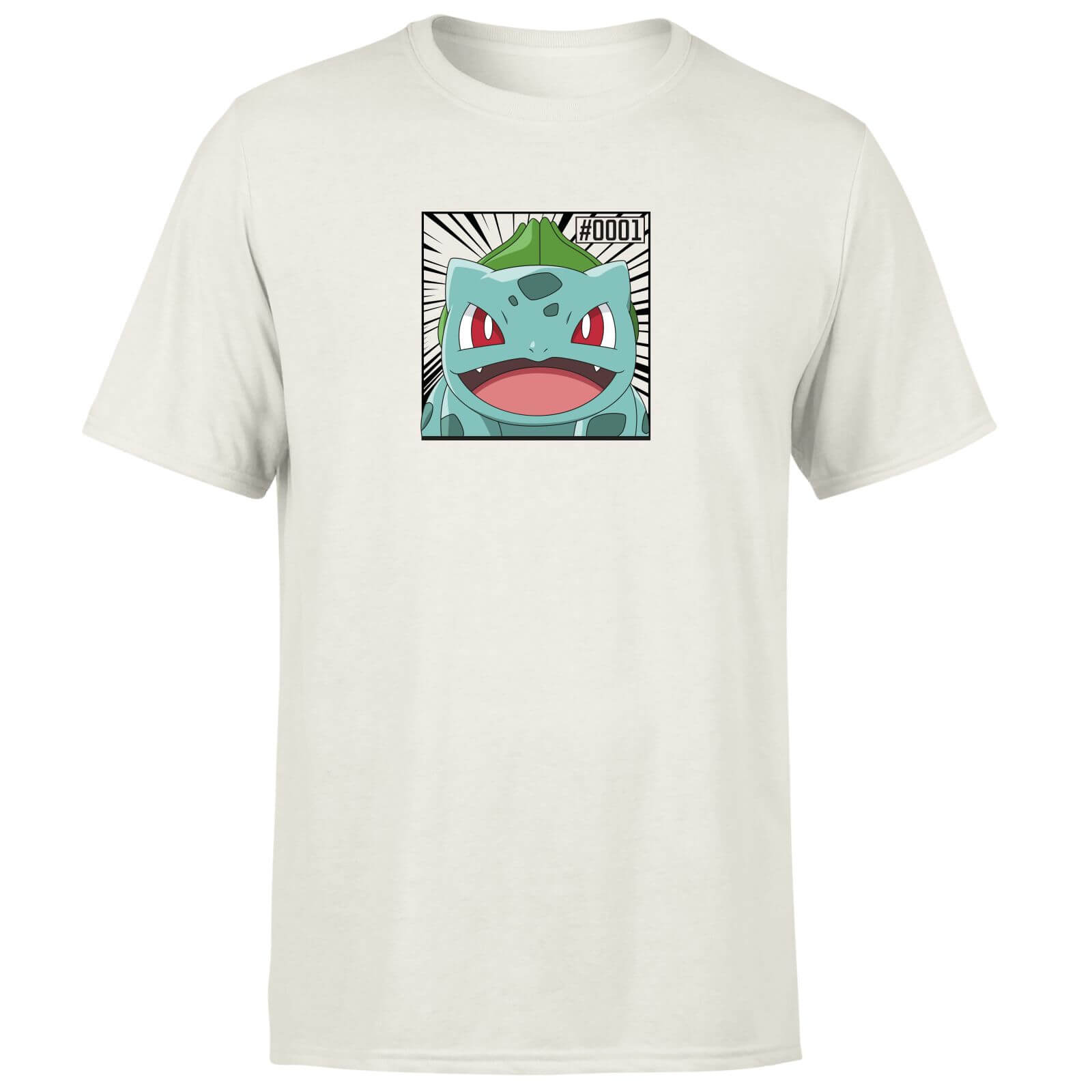 

Pokémon Pokédex Bulbasaur #0001 T-Shirt da Uomo - Crema - XL