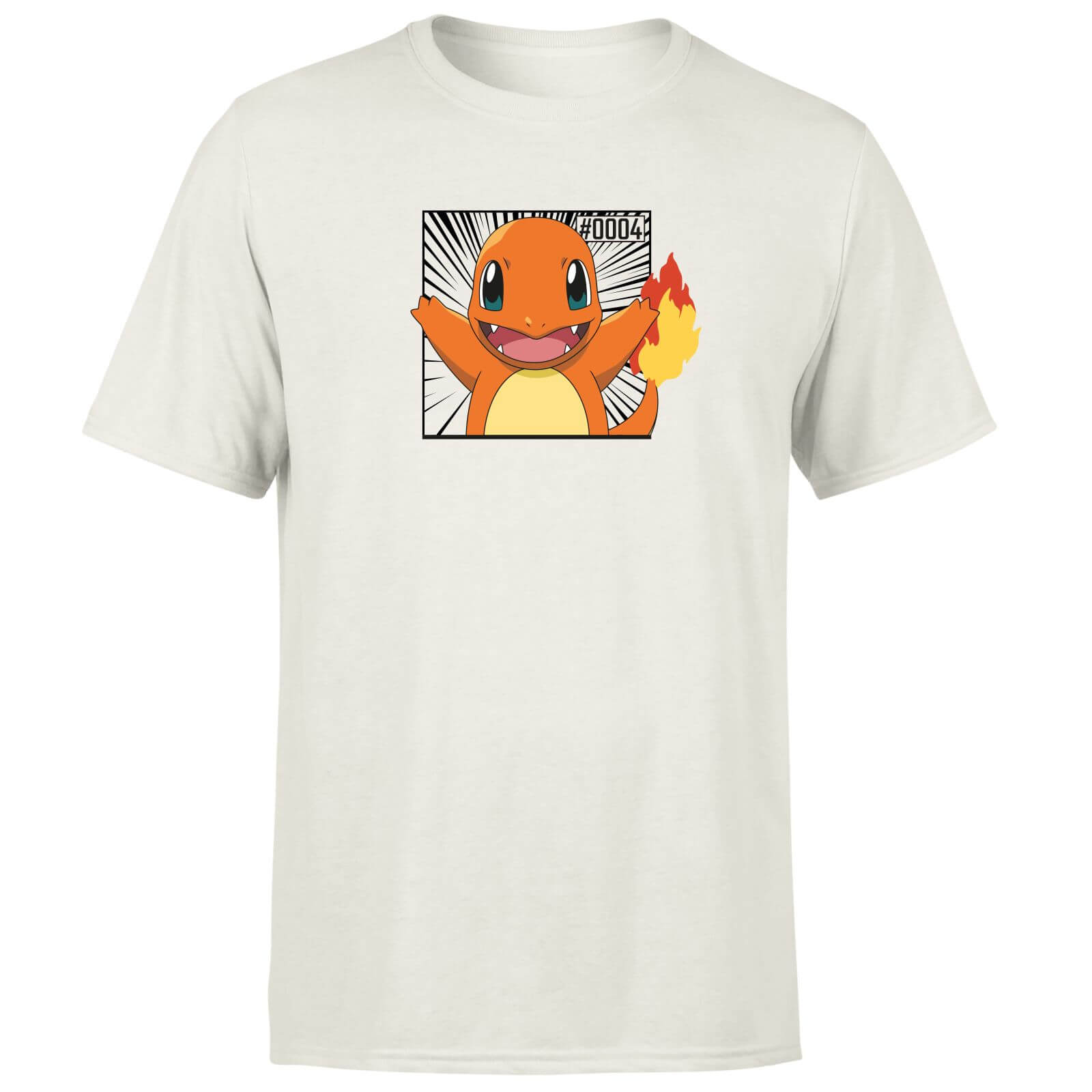 

Pokémon Pokédex Charmander #0004 T-Shirt da Uomo - Crema - XL
