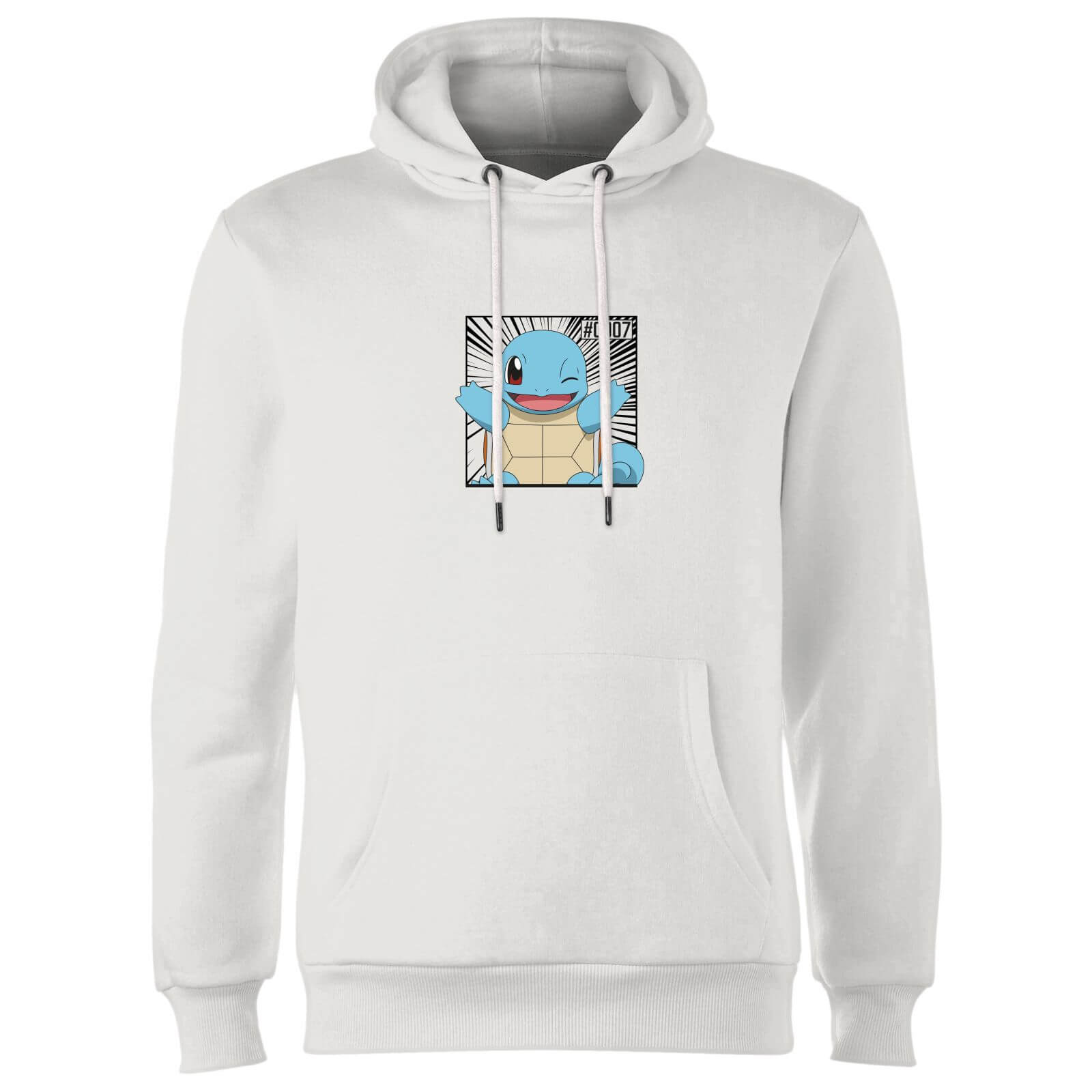 Pokémon Pokédex Squirtle #0007 Hoodie - White - XXL