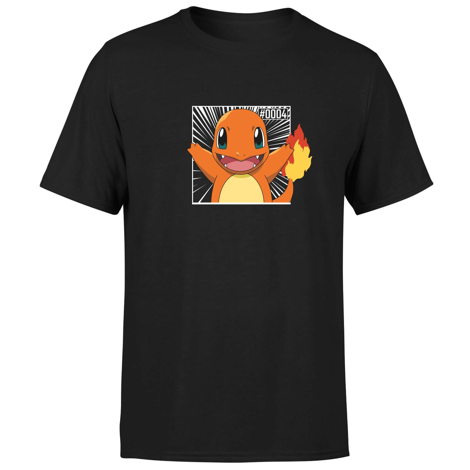 

Pokémon Pokédex Charmander #0004 T-Shirt da Uomo - Nero - 5XL