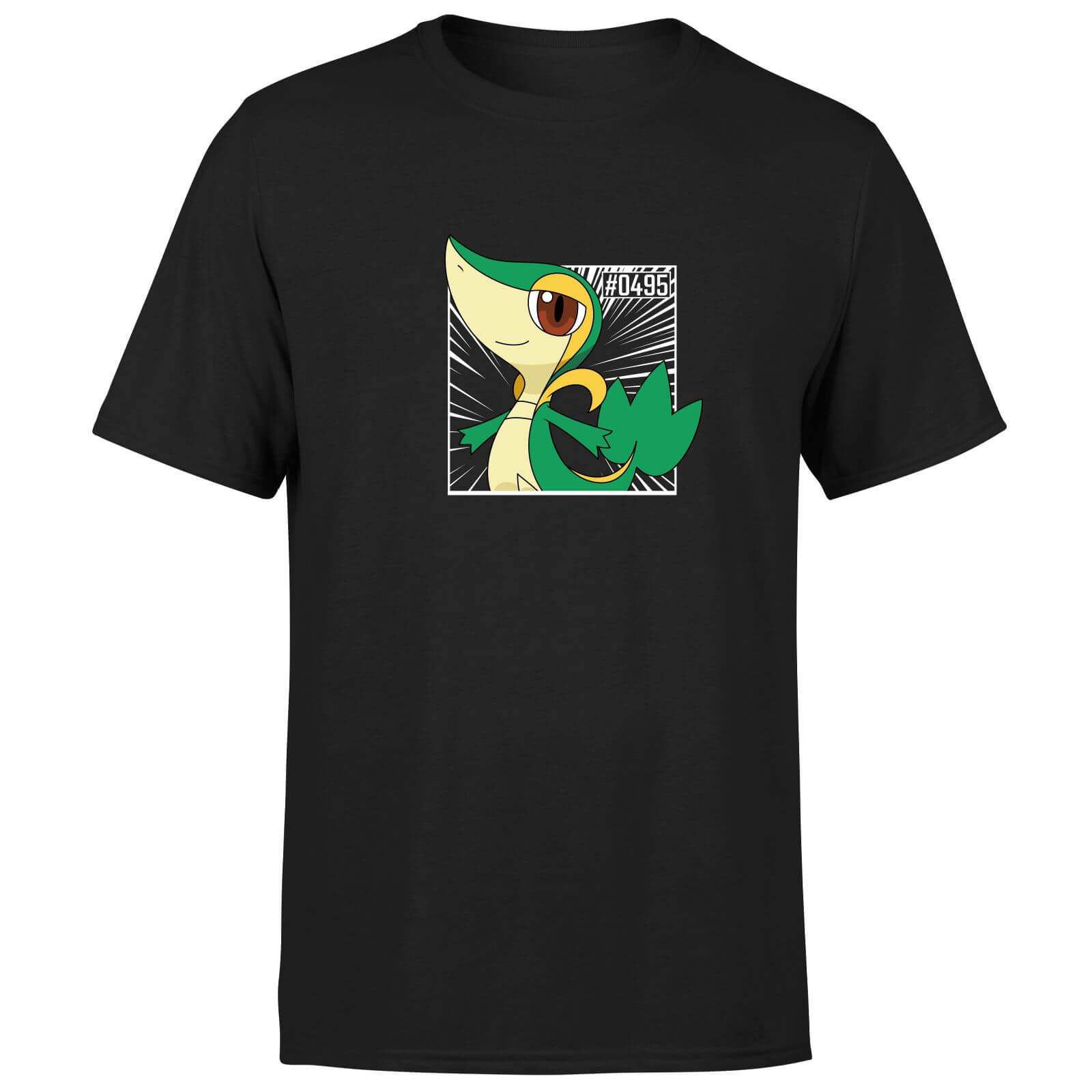 Pokemon Snivy Men's T-Shirt - Black - XXL