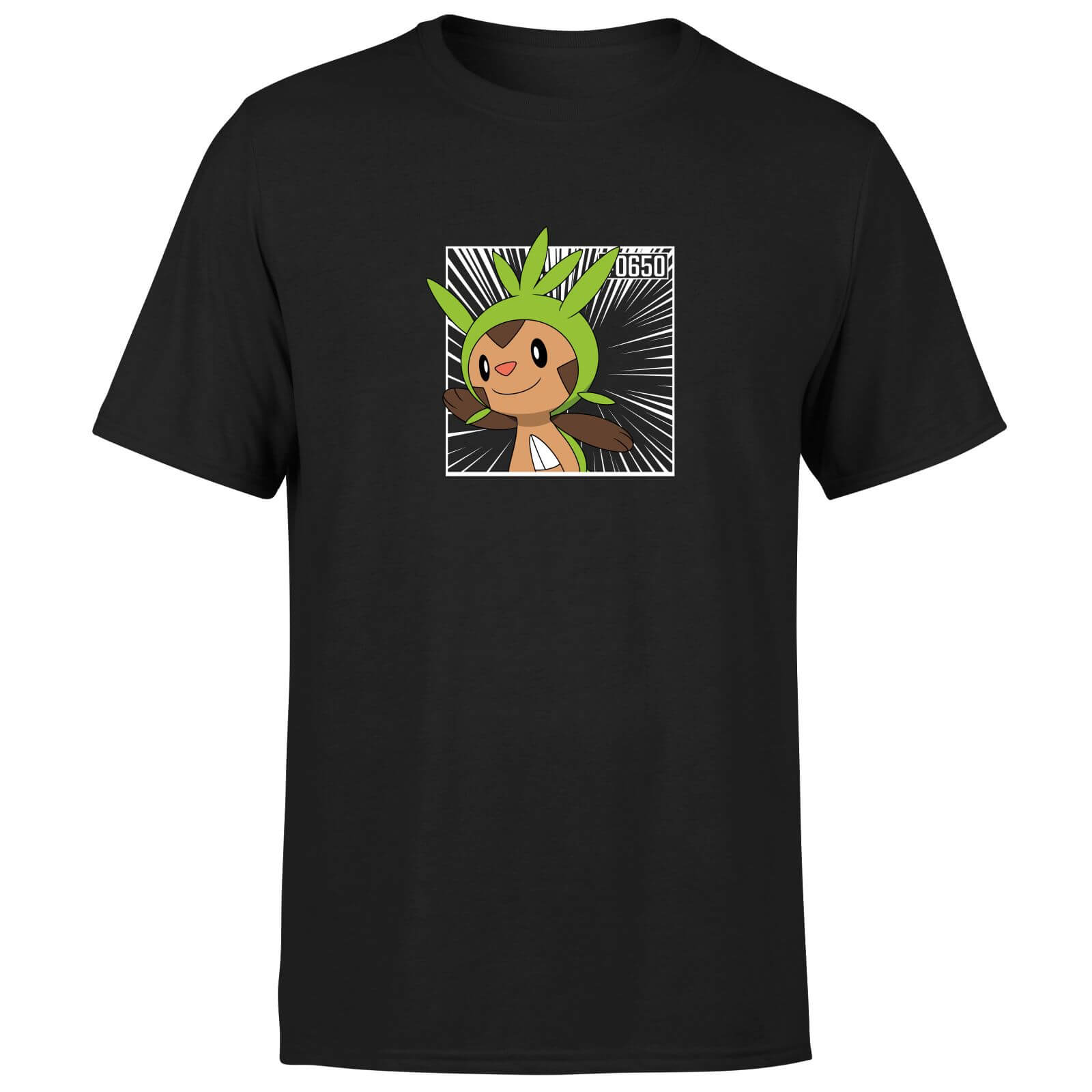 Pokemon Chespin Men's T-Shirt - Black - M