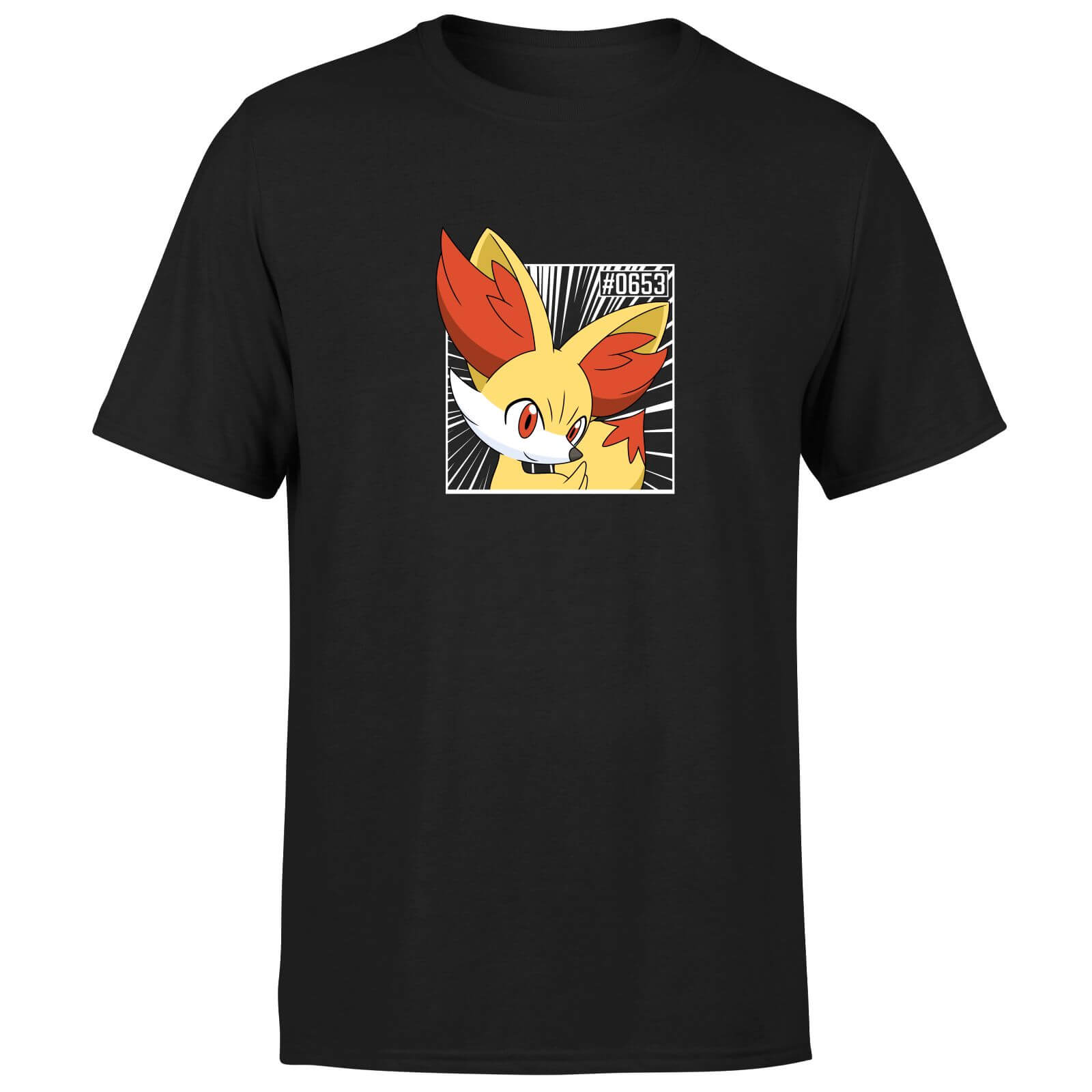 

Pokemon Fennekin Men's T-Shirt - Black - S