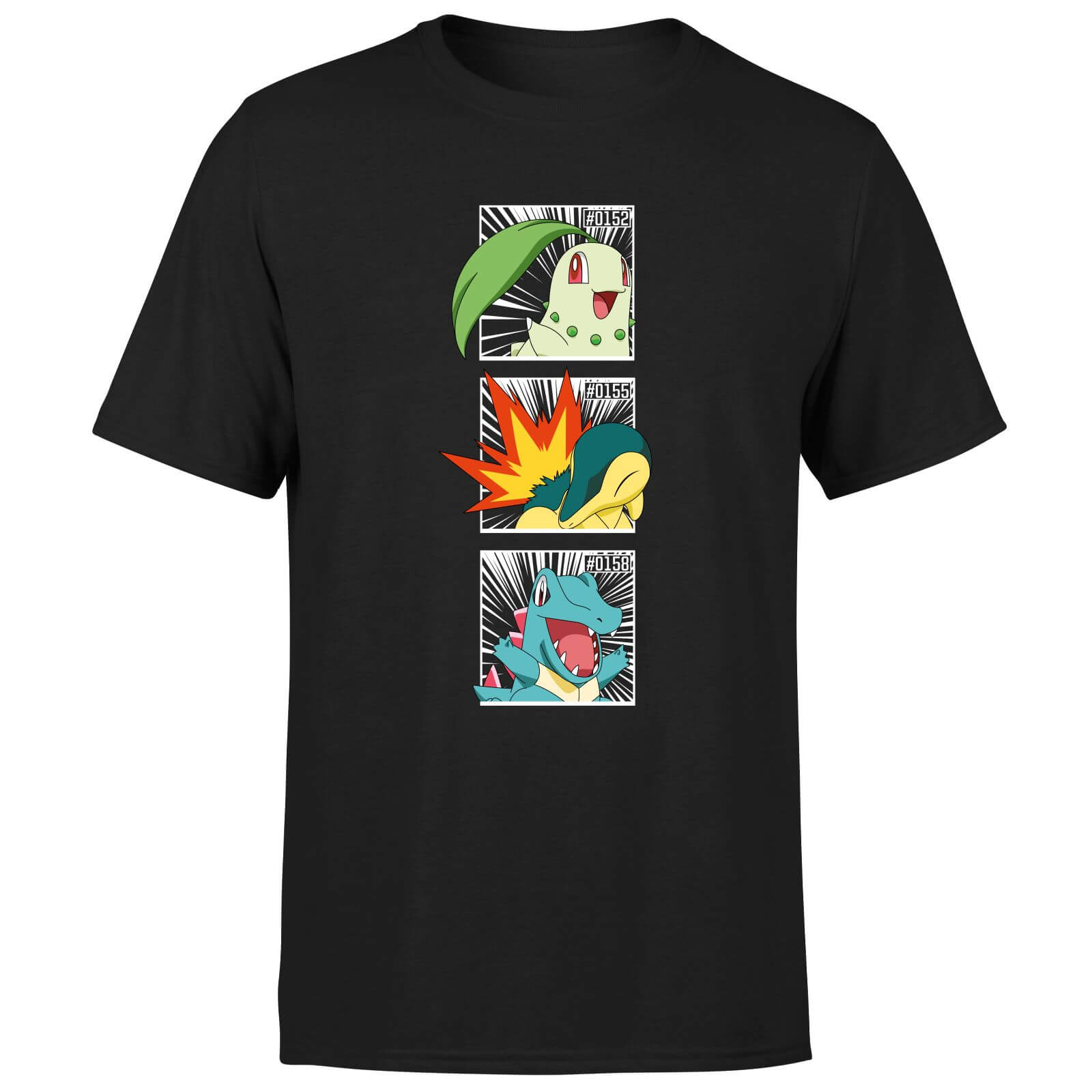 Pokemon Generation 2 Intro Men's T-Shirt - Black - 3XL