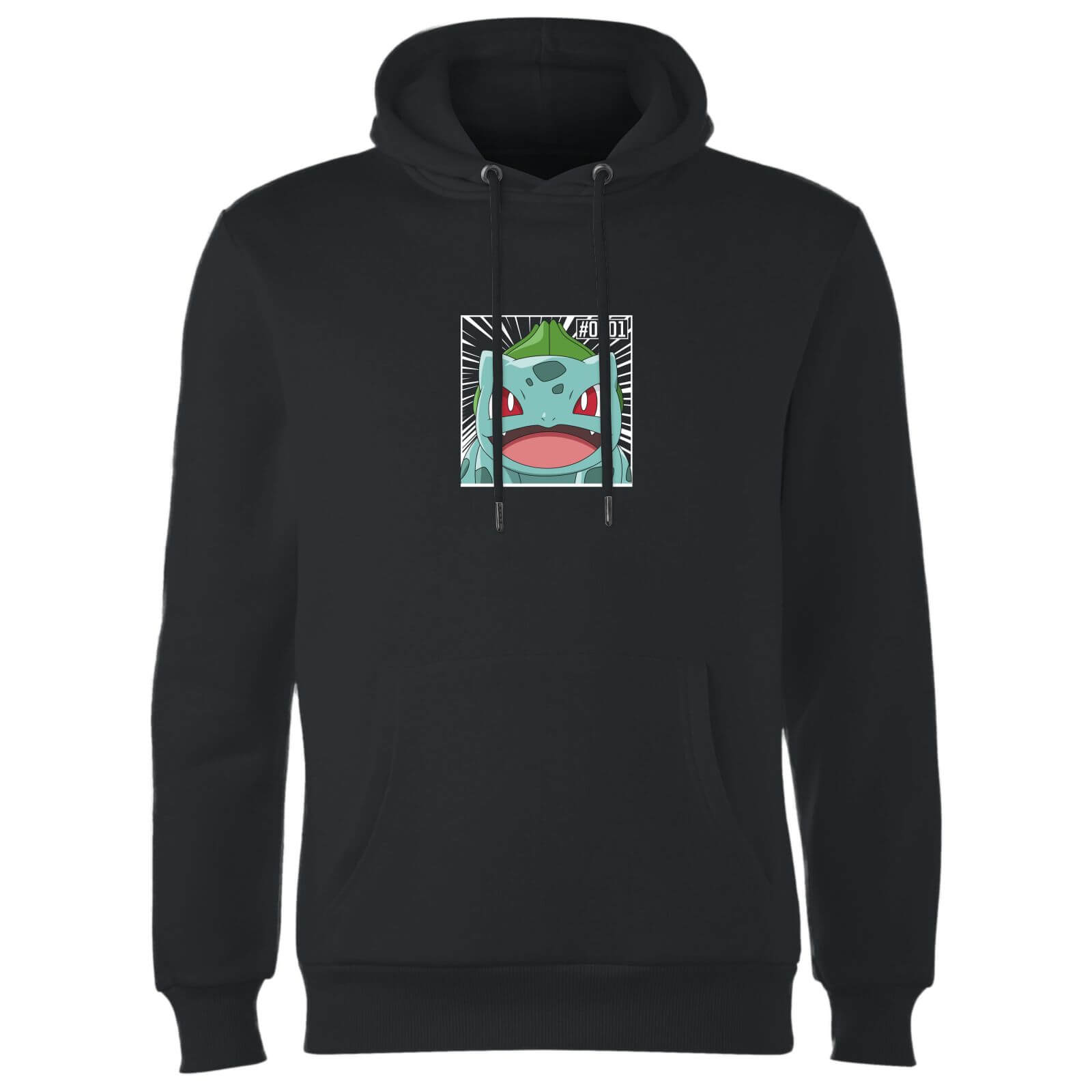Pokémon Pokédex Bulbasaur #0001 Felpa con cappuccio - Nero - L