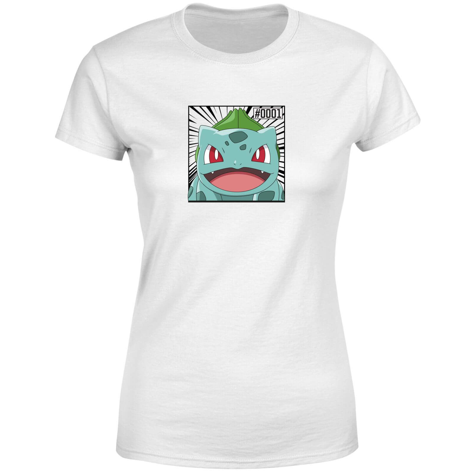 

Pokémon Pokédex Bulbasaur #0001 T-Shirt da Donna - Bianco - XL