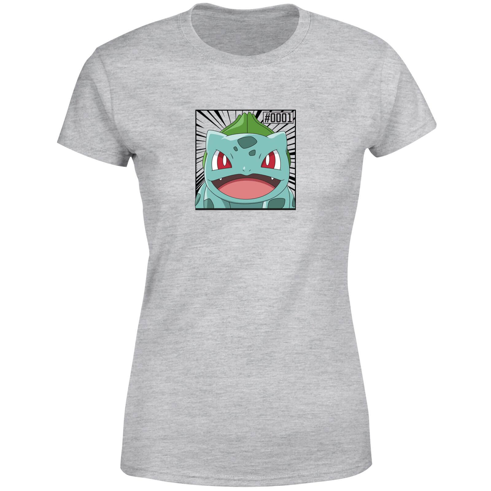 

Pokémon Pokédex Bulbasaur #0001 T-Shirt da Donna - Grigio - XL
