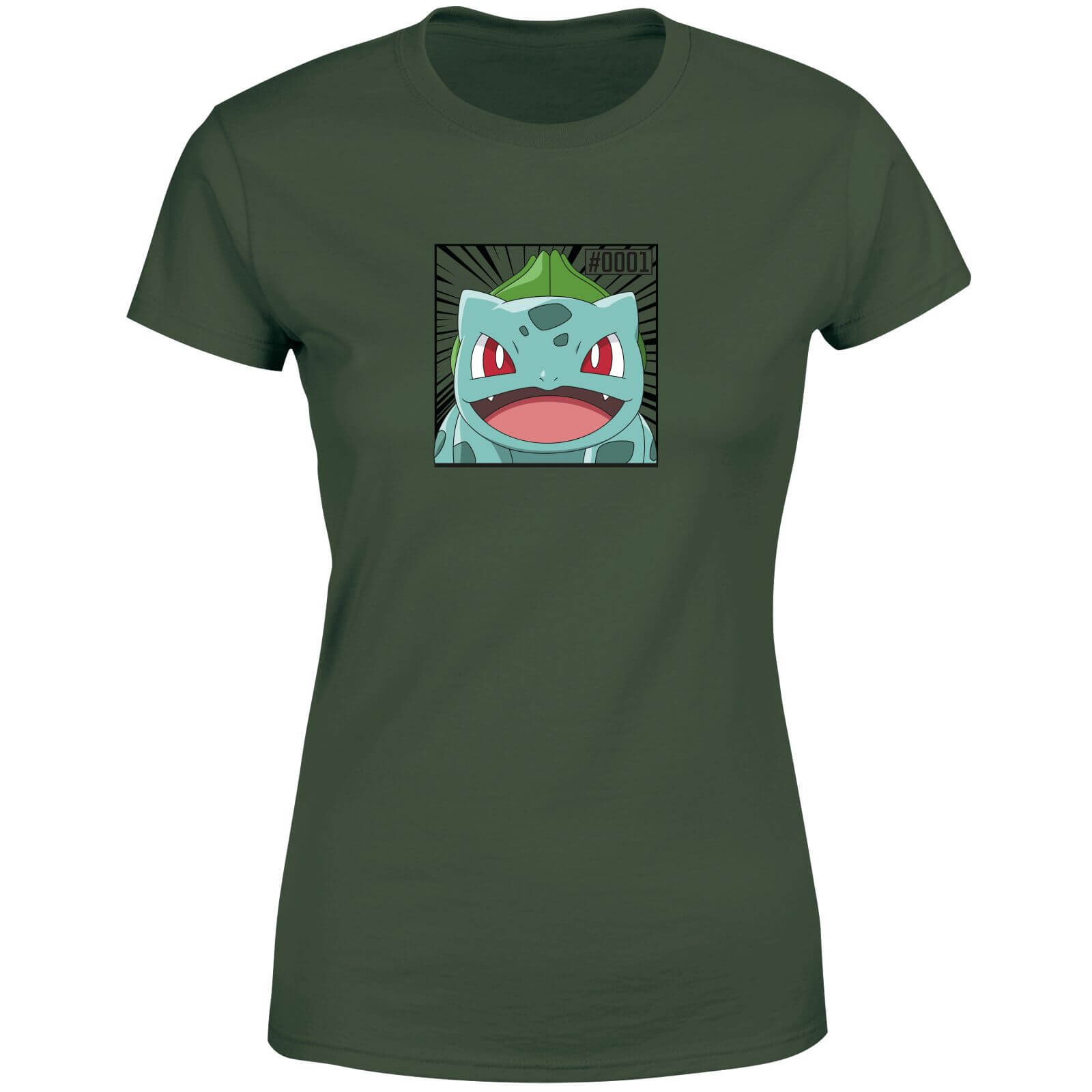 

Pokémon Pokédex Bulbasaur #0001 T-Shirt da Donna - Verde - M