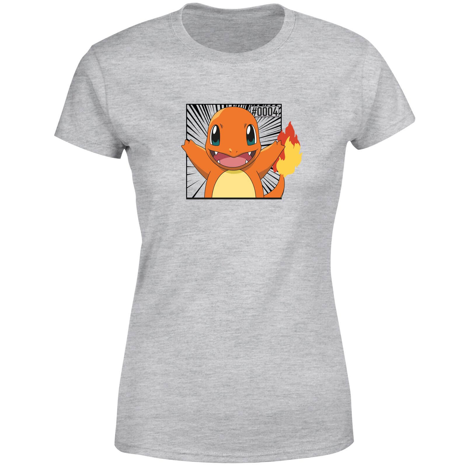 

Pokémon Pokédex Charmander #0004 T-Shirt da Donna - Grigio - XXL