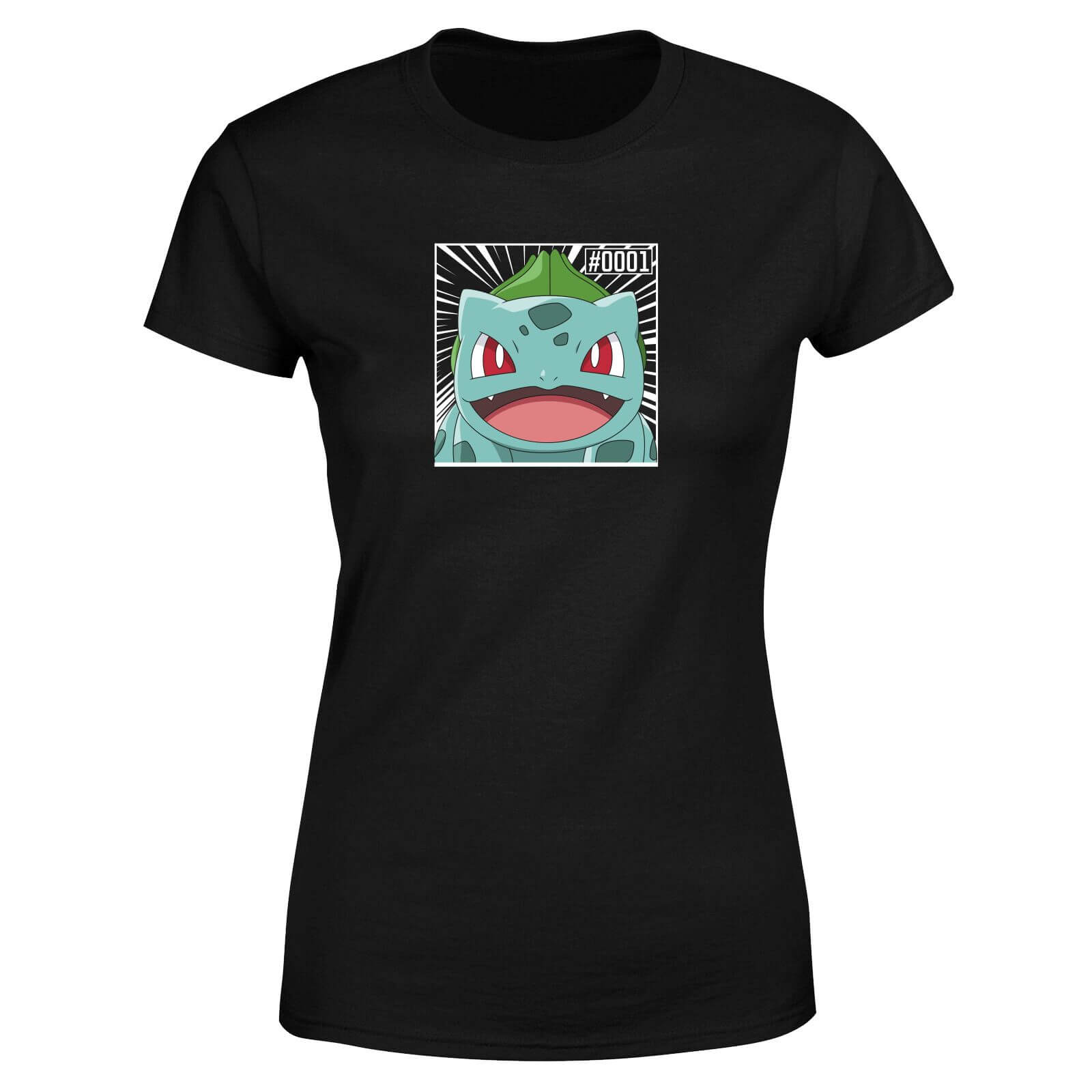 

Pokémon Pokédex Bulbasaur #0001 T-Shirt da Donna - Nero - L