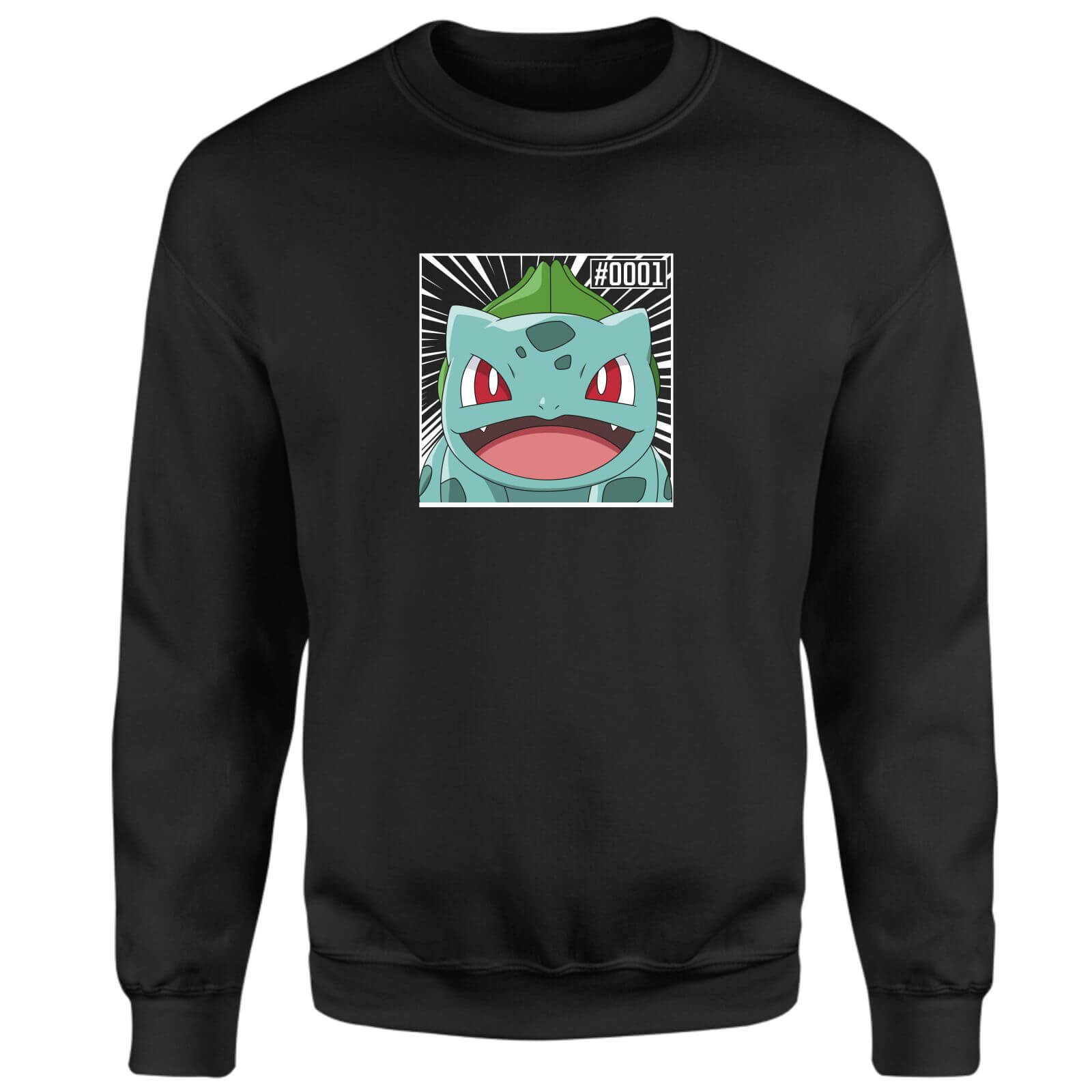 

Pokémon Pokédex Bulbasaur #0001 Felpa - Nero - L