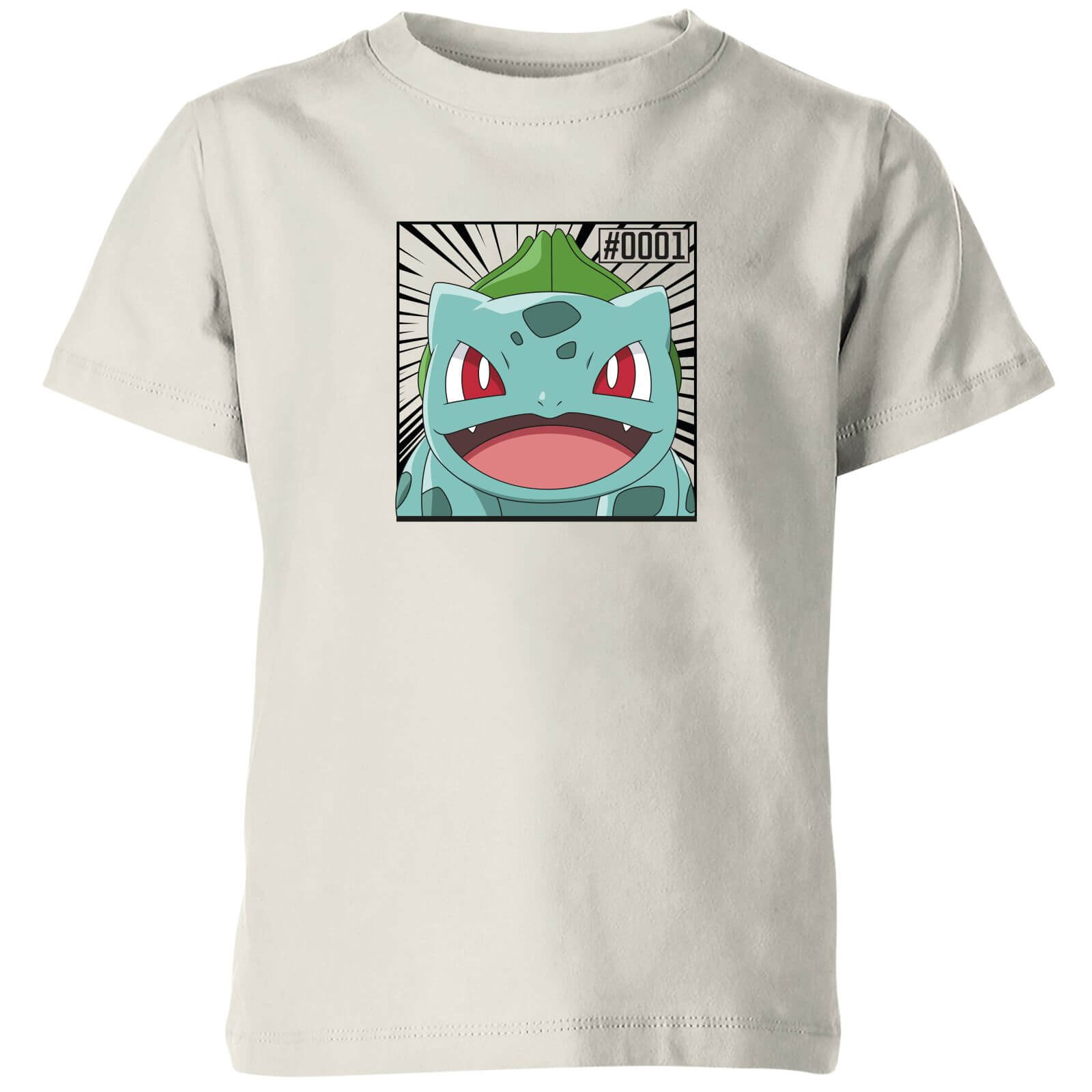 

Pokémon Pokédex Bulbasaur #0001 T-Shirt per bambini - Crema - 3-4 Anni