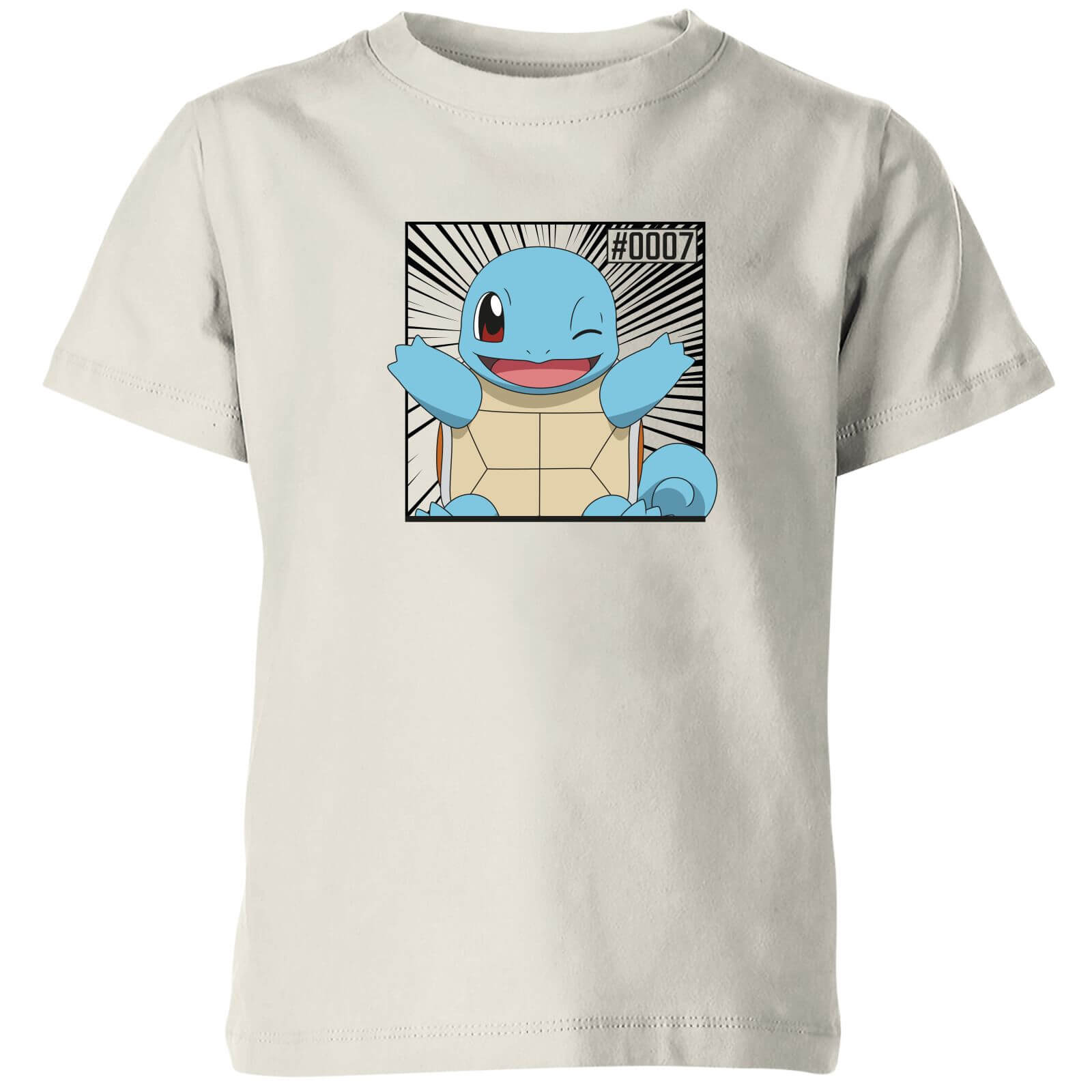 

Pokémon Pokédex Squirtle #0007 T-Shirt per bambini - Crema - 3-4 Anni