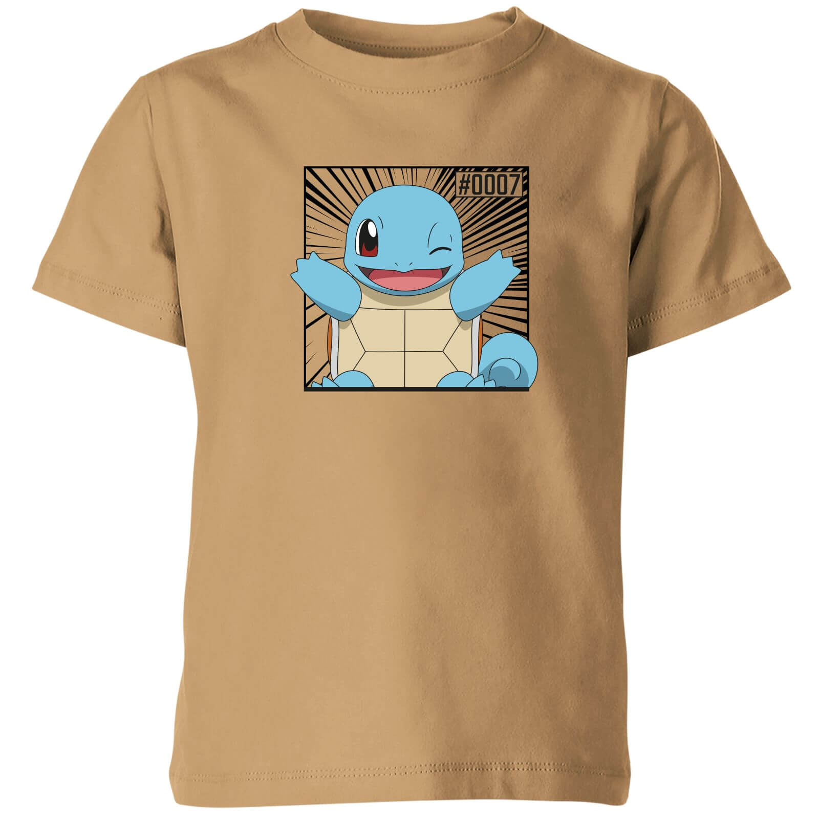

Pokémon Pokédex Squirtle #0007 T-Shirt per bambini - Beige - 3-4 Anni