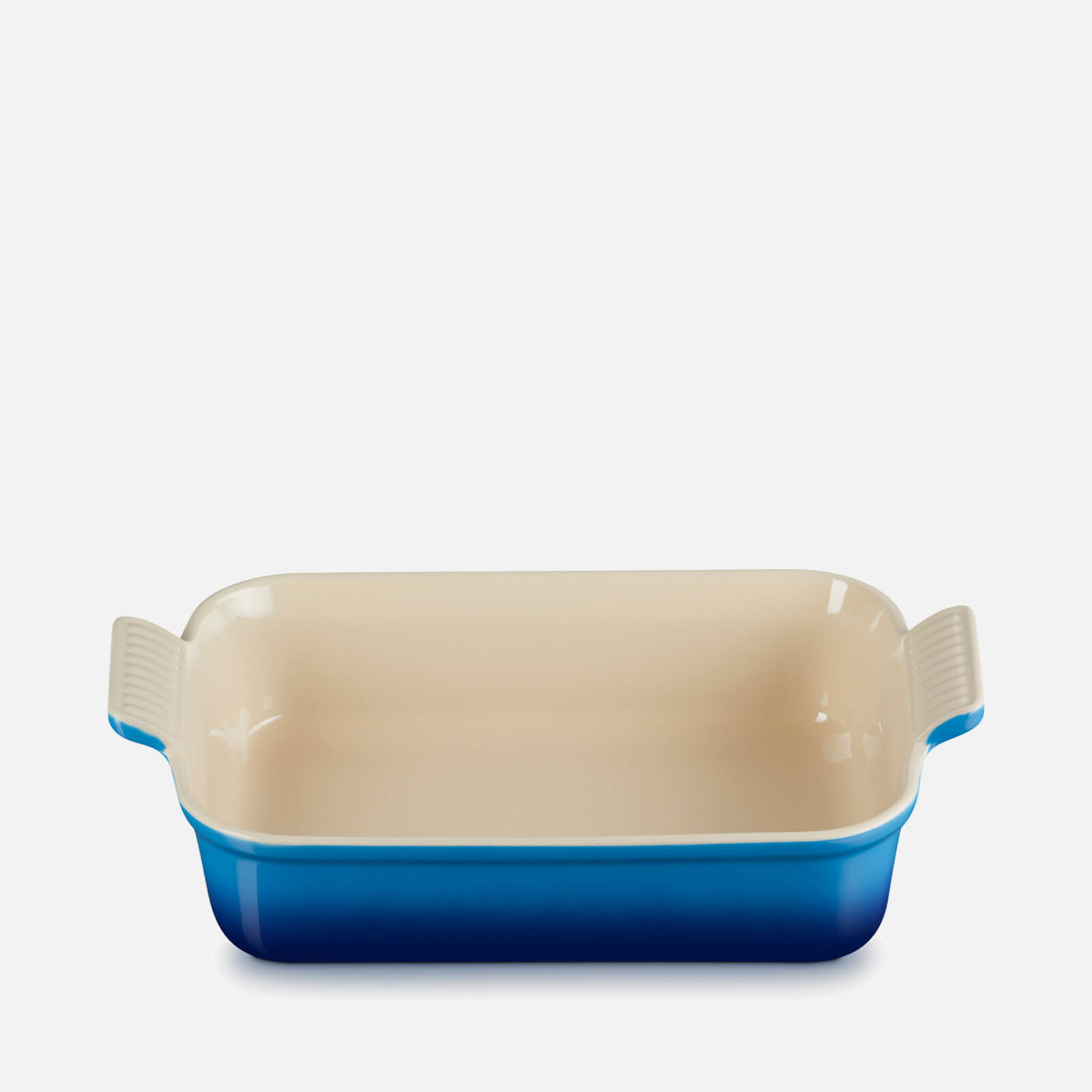 Le Creuset Stoneware Deep Rectangular Oven Dish - 26cm - Azure Blue