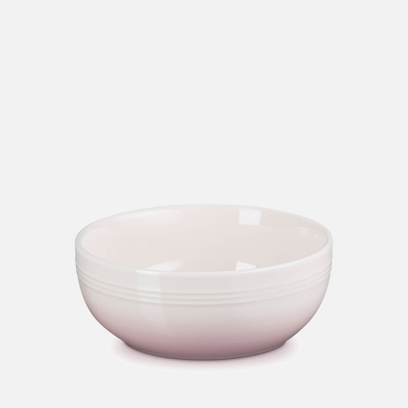 Photos - Salad Bowl / Serving Platter Le Creuset Stoneware Coupe Cereal Bowl - Shell Pink 70157857777080 
