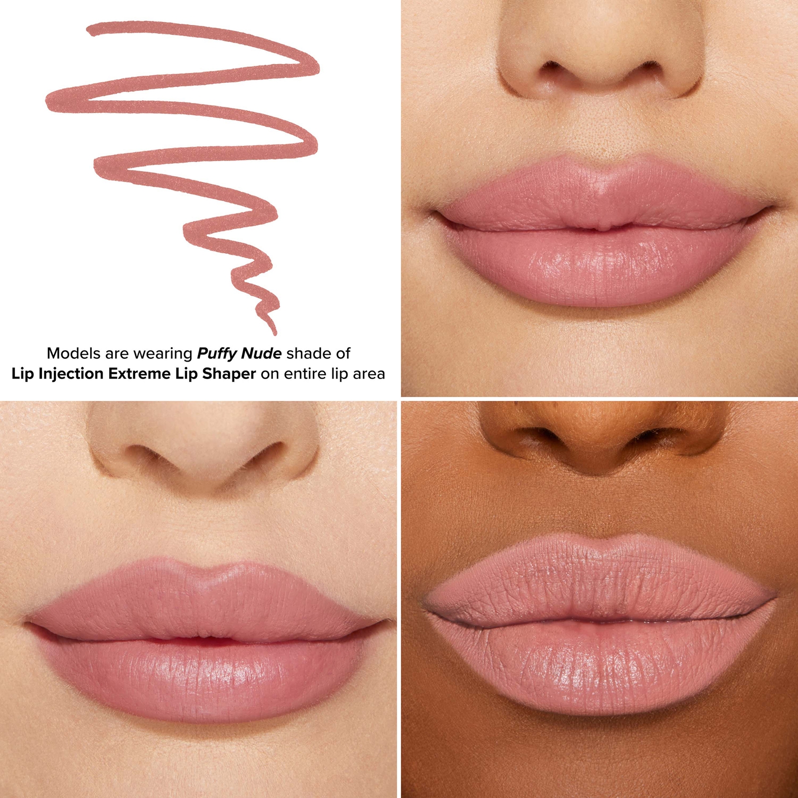 Thumbnail - Too Faced Lip Injection Extreme Lip Shaper 0.23g (Various Shades) - Puffy Nude