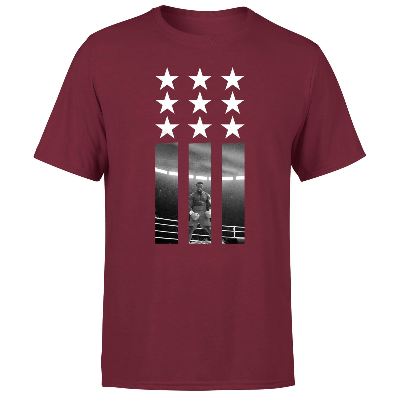 Creed Poster Stars Men's T-Shirt - Burgundy - S
