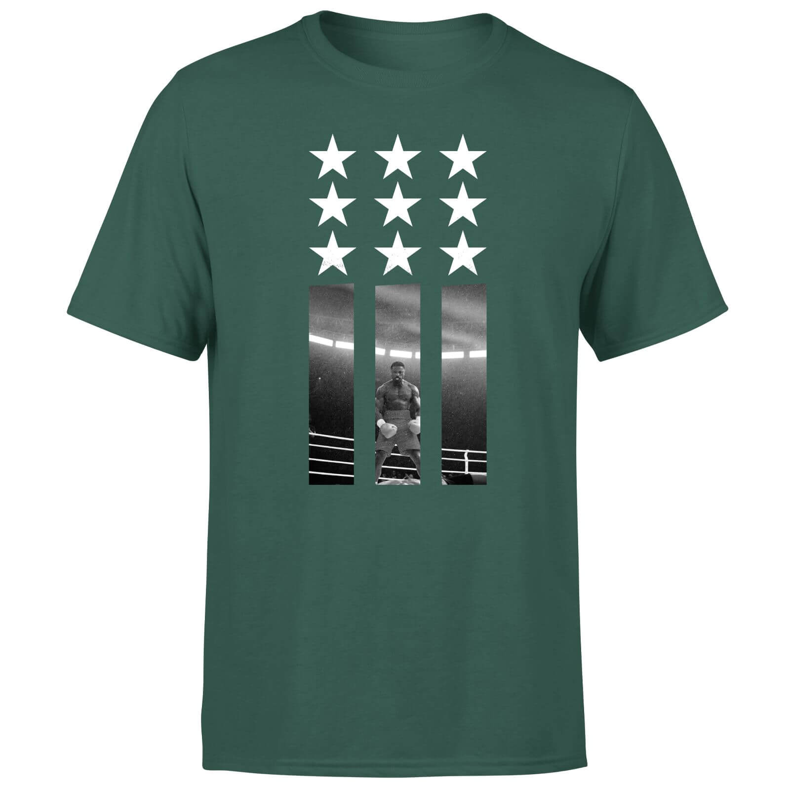 Creed Poster Stars Men's T-Shirt - Green - L