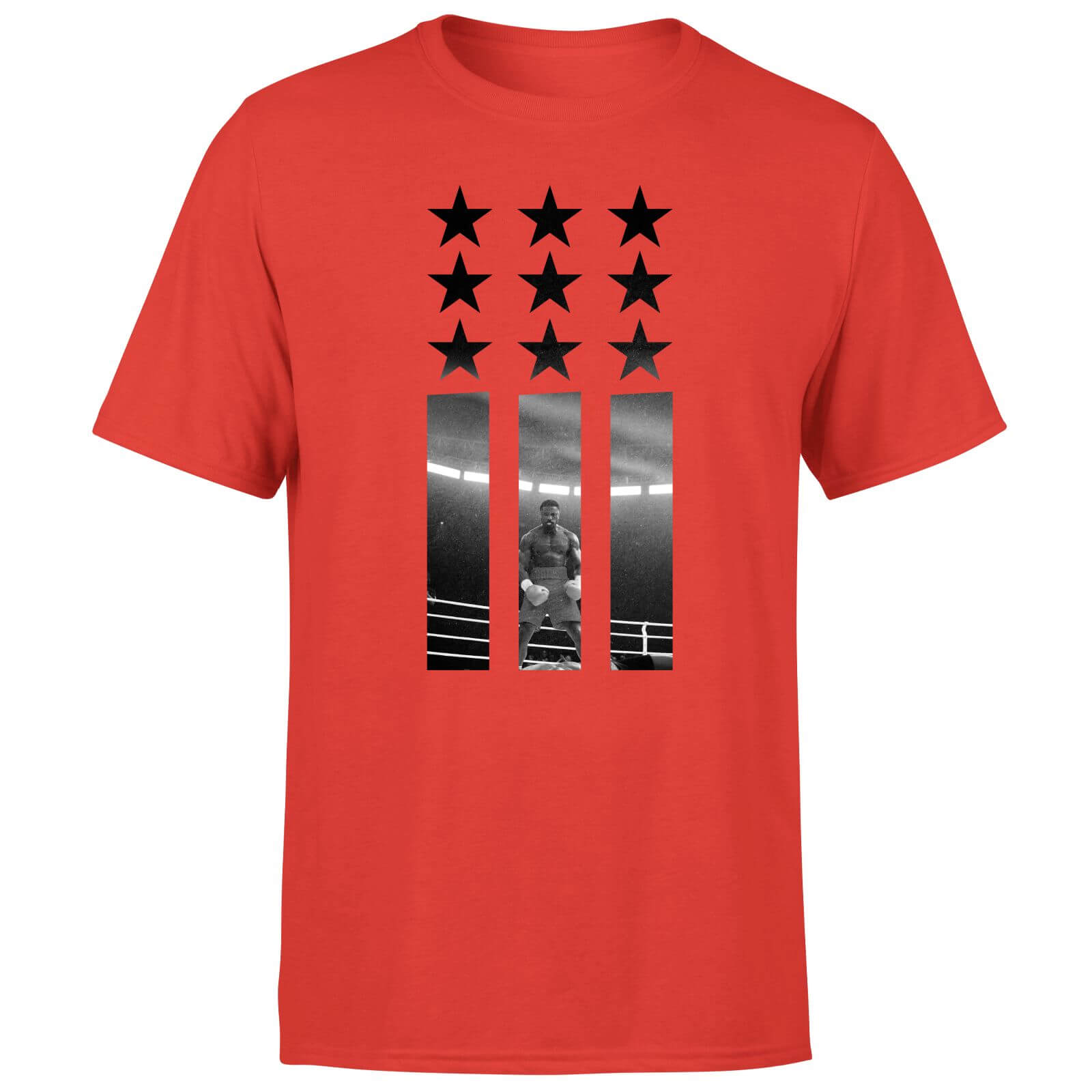 Creed Poster Stars Men's T-Shirt - Red - XXL