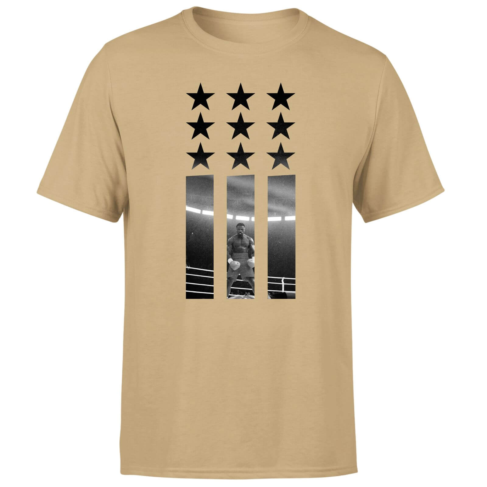 Creed Poster Stars Men's T-Shirt - Tan - XS
