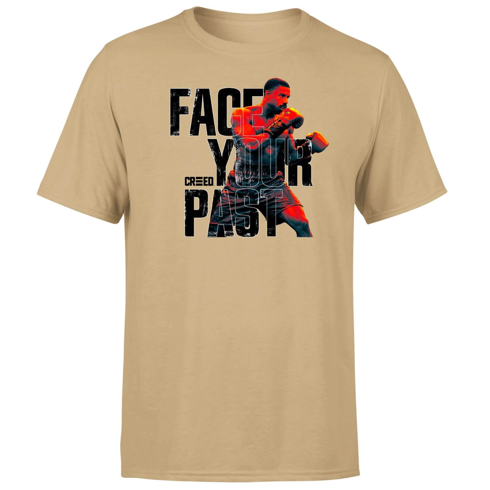 

Creed Face Your Past Men's T-Shirt - Tan - M