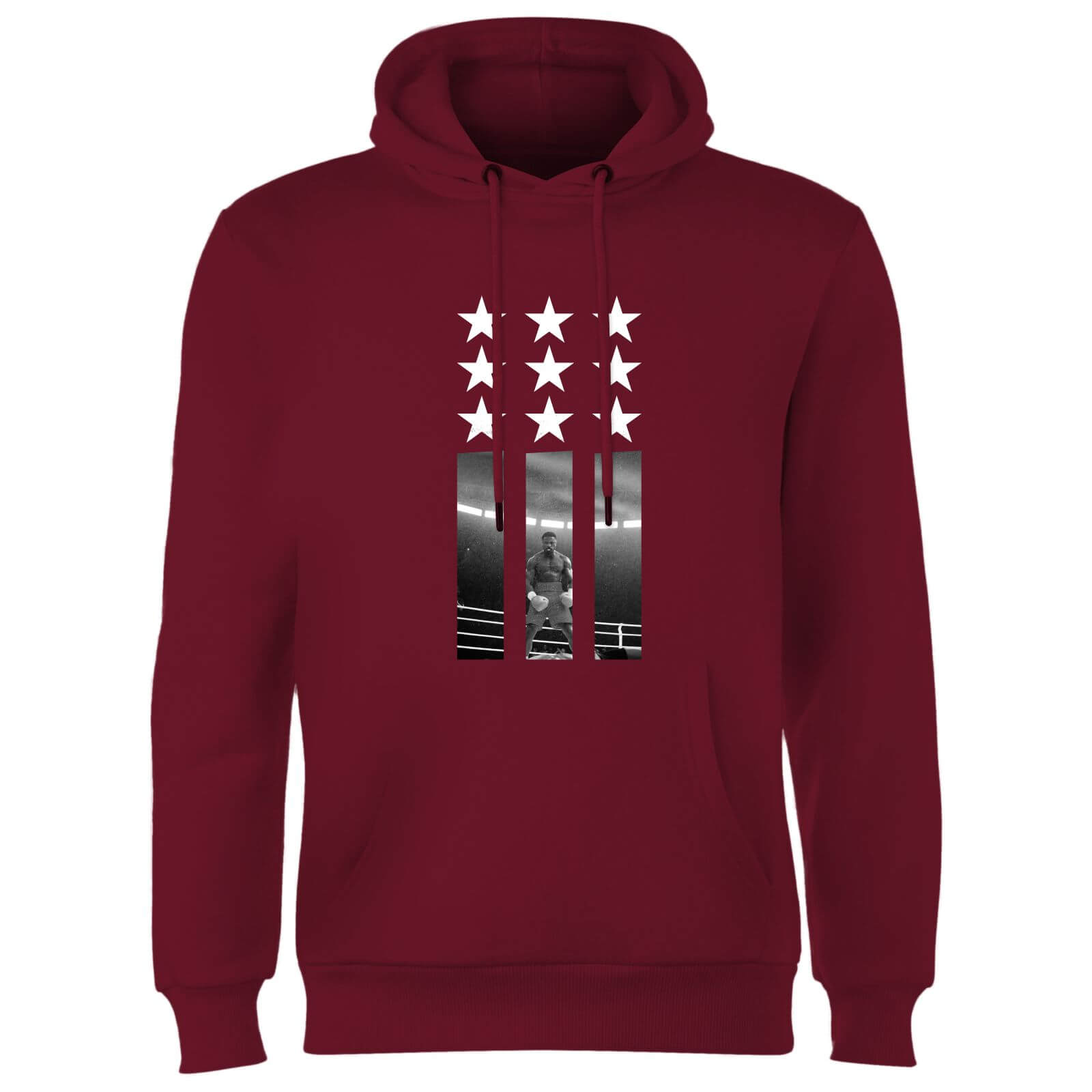 Creed Poster Stars Hoodie - Burgundy - XL