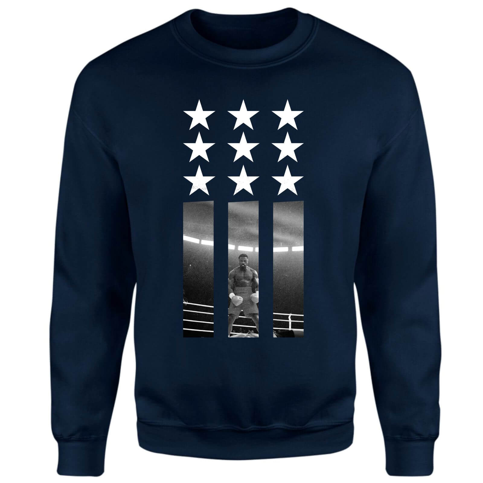 Creed Poster Stars Sweatshirt - Navy - XL