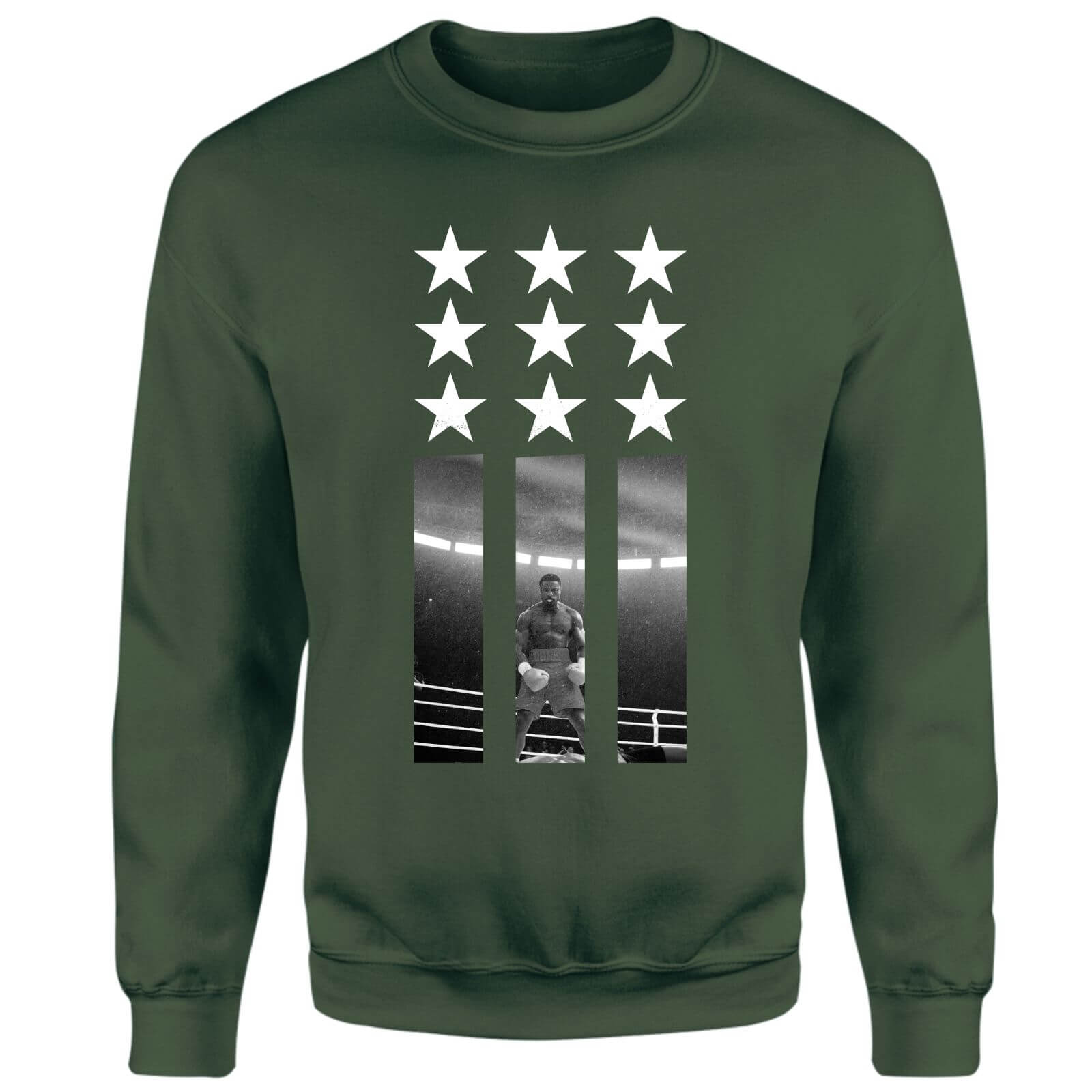 Creed Poster Stars Sweatshirt - Green - XS