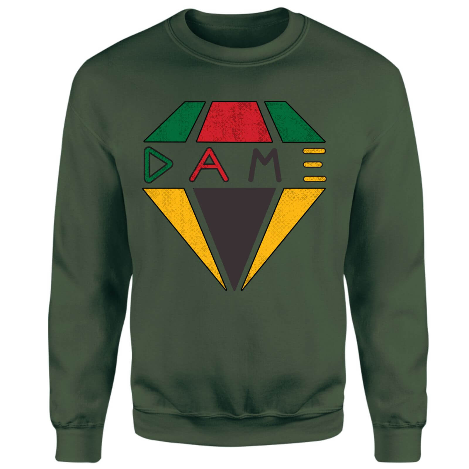 Creed DAME Diamond Logo Sweatshirt - Green - XXL