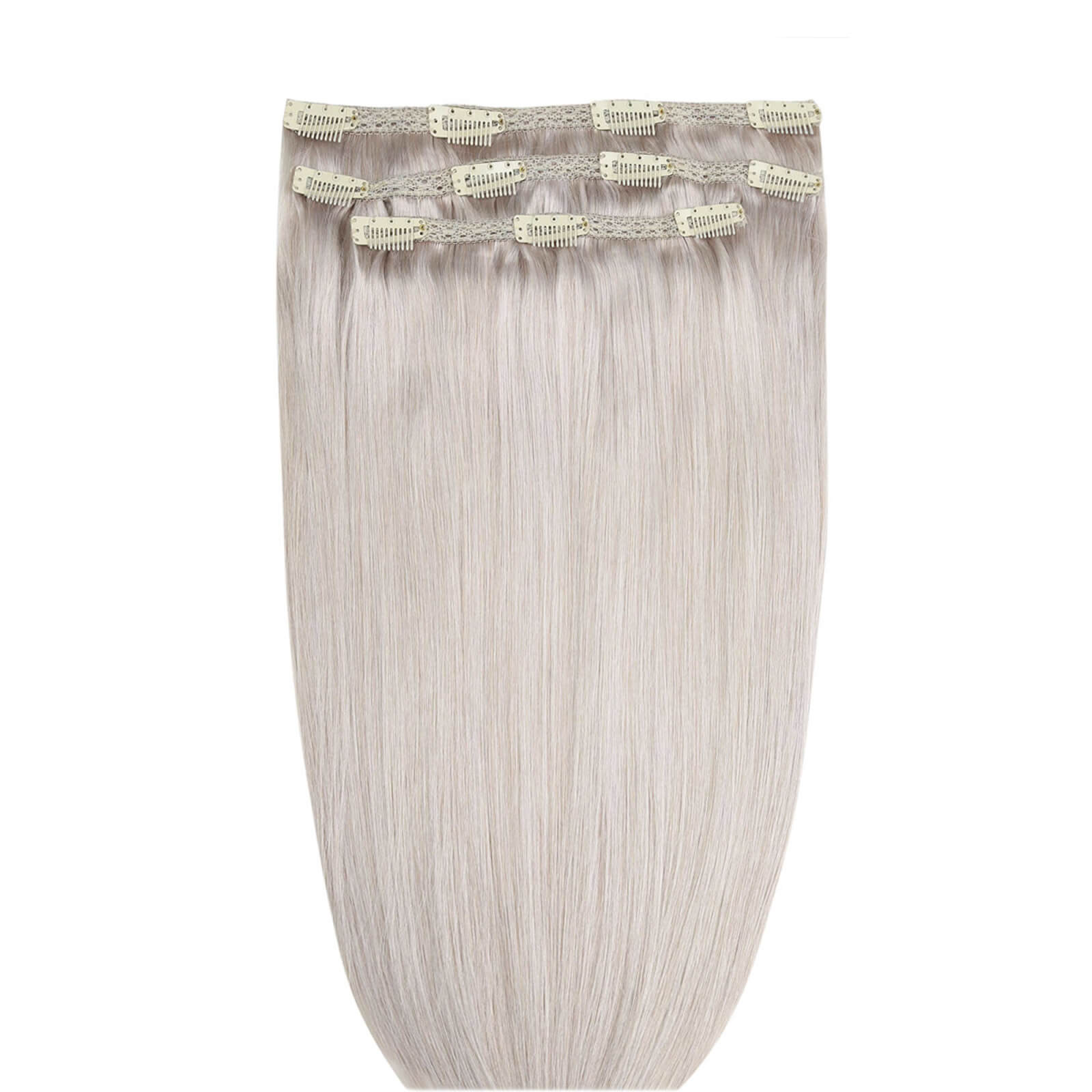 Beauty Works Deluxe Clip-in 16 Inch Extensions (various Colours) - Silver In White