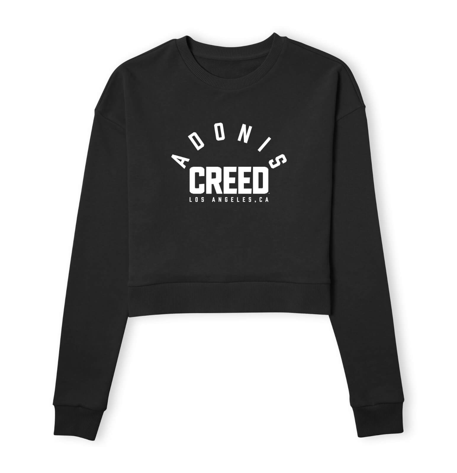 Creed Adonis Creed LA Women's Cropped Sweatshirt - Black - S